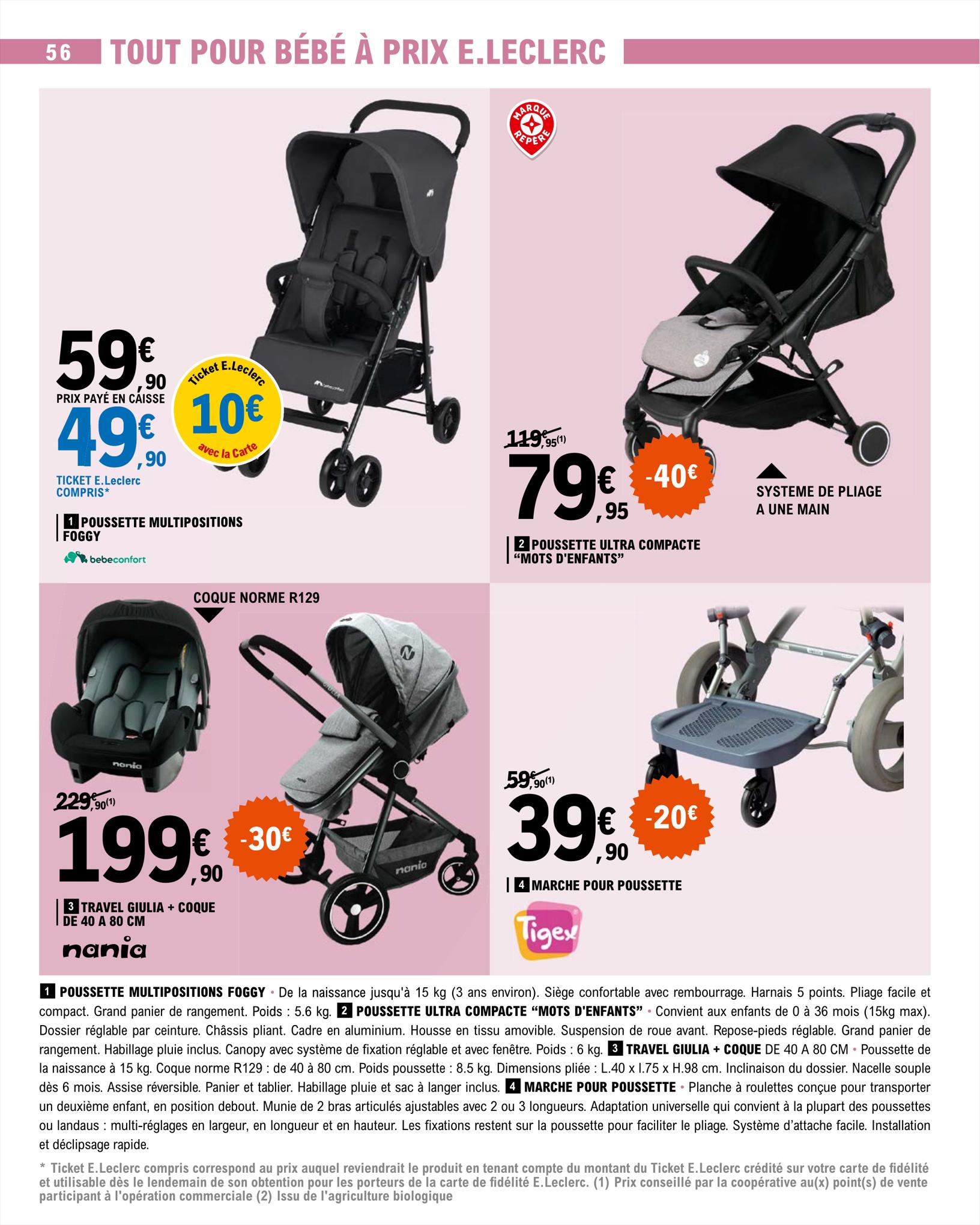 Catalogue E.leclerc 15 – 26 Août 2023 Page 56