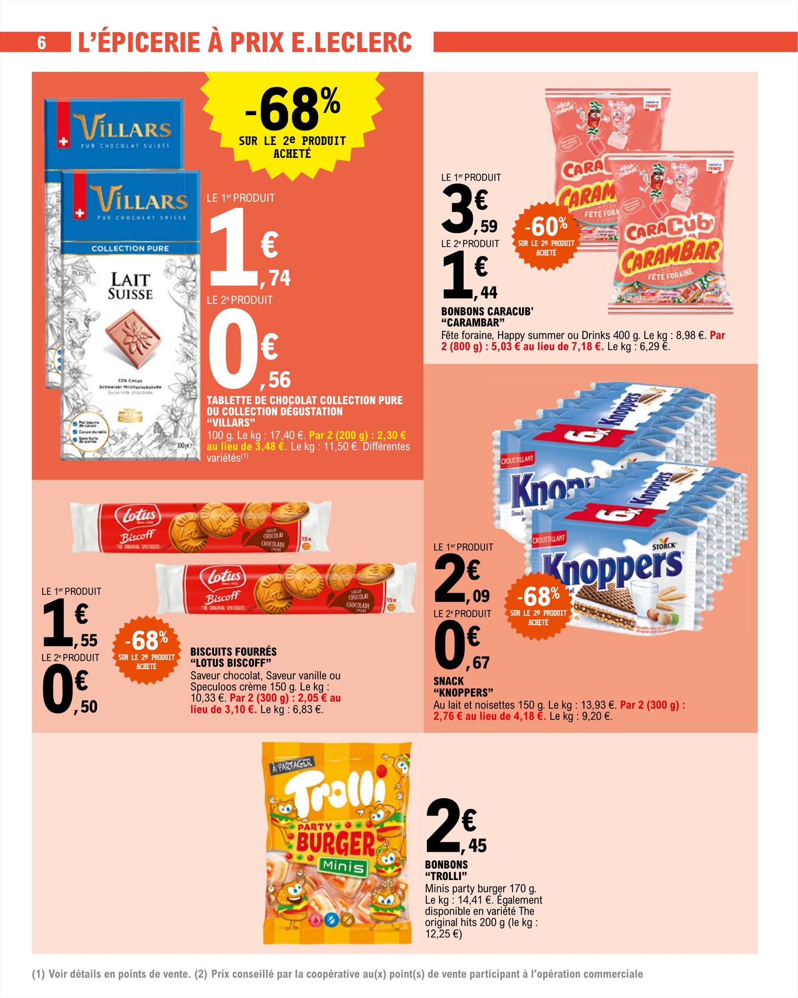 Catalogue E.leclerc 15 – 26 Août 2023 Page 6