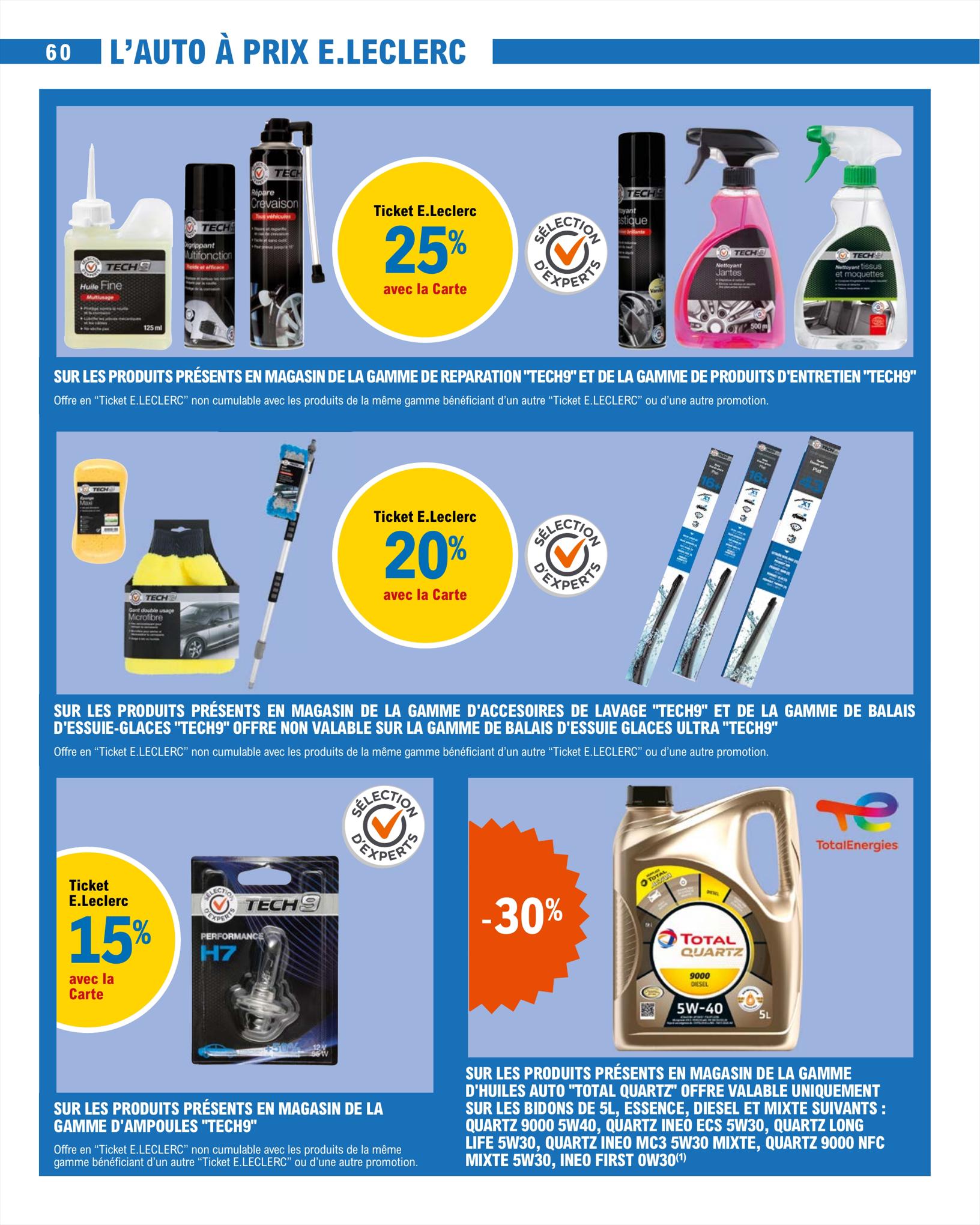 Catalogue E.leclerc 15 – 26 Août 2023 Page 60