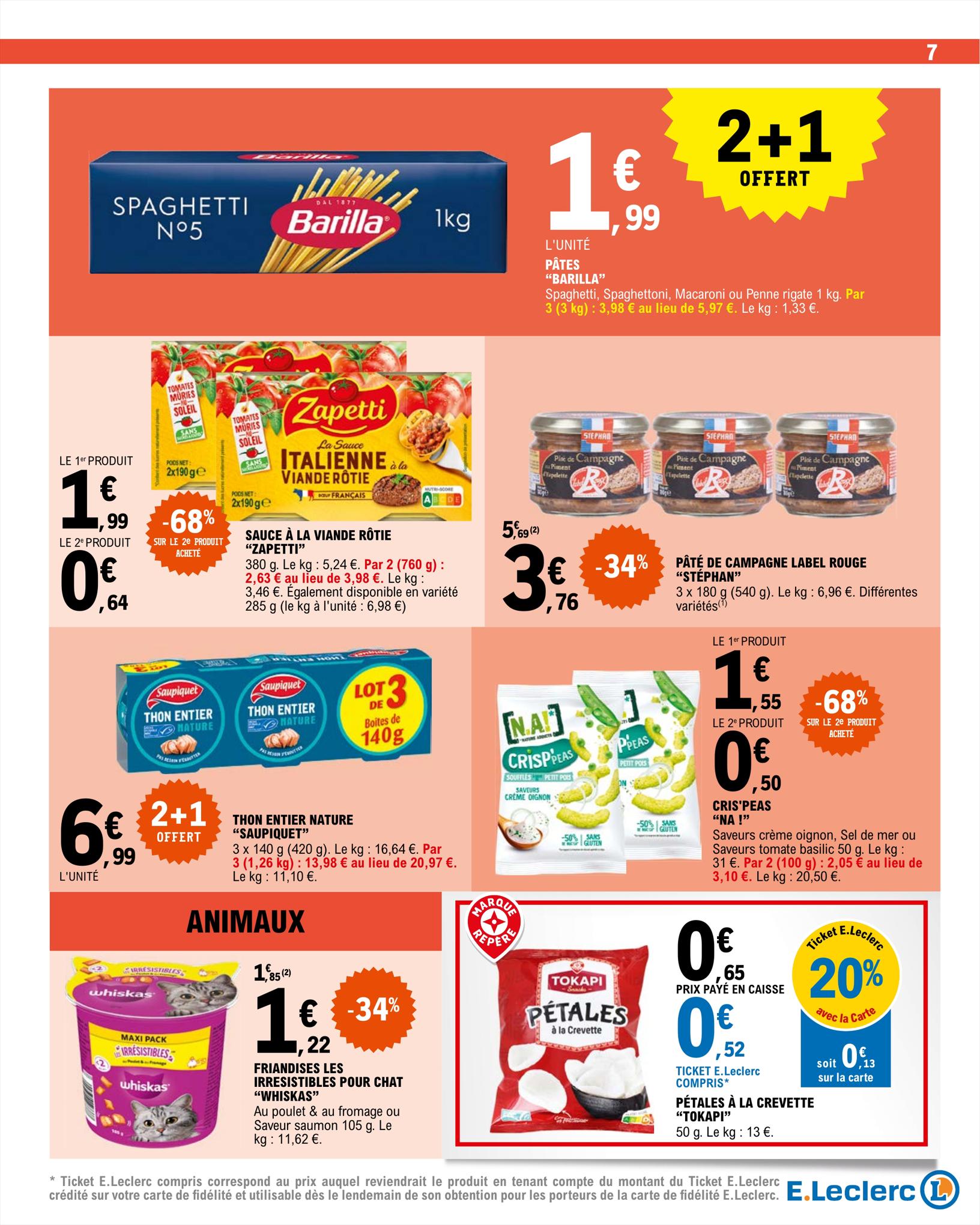 Catalogue E.leclerc 15 – 26 Août 2023 Page 7