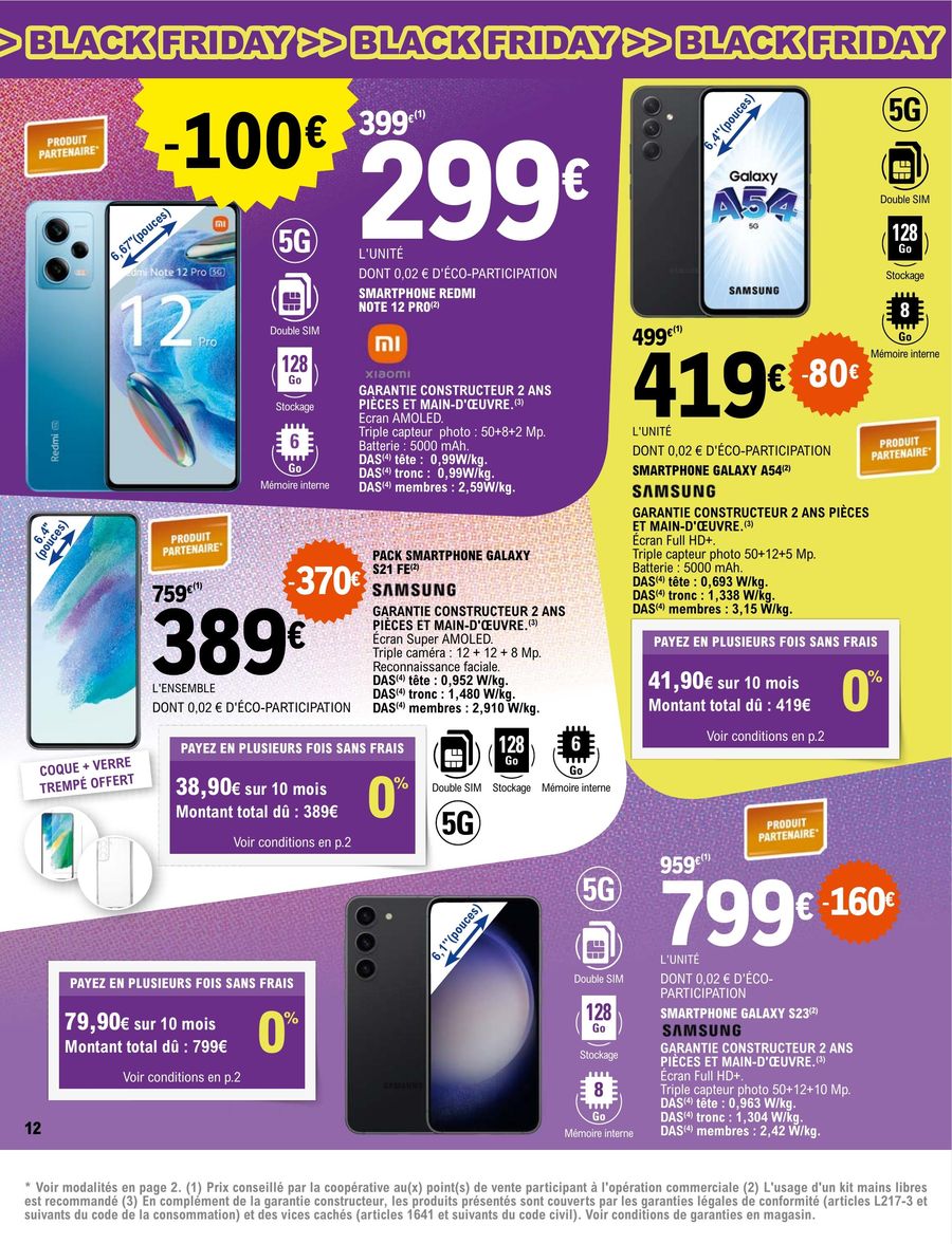 Catalogue E.leclerc 17 – 27 Novembre 2023 Page 12