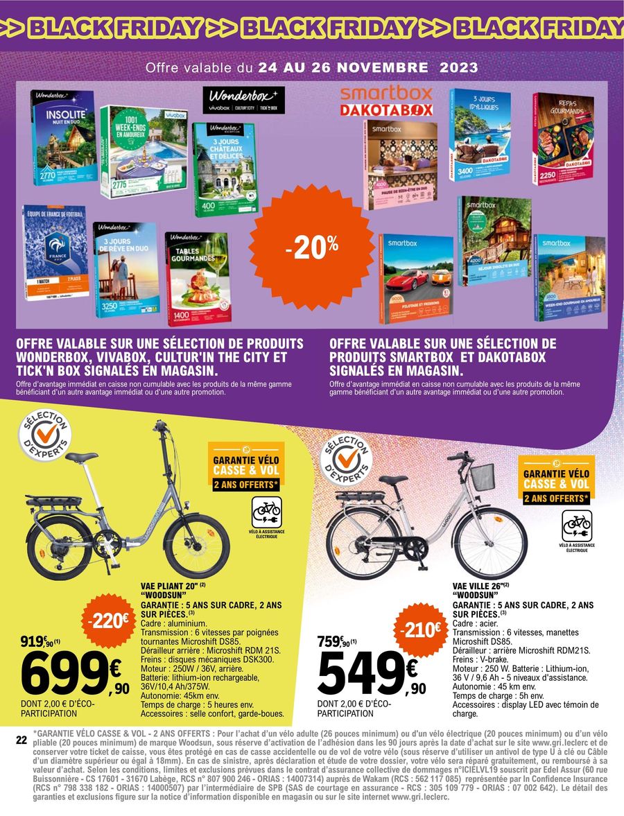 Catalogue E.leclerc 17 – 27 Novembre 2023 Page 22