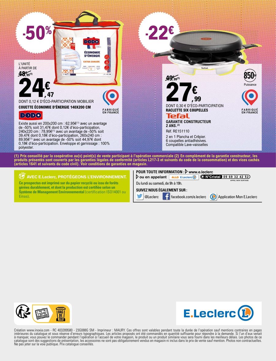 Catalogue E.leclerc 17 – 27 Novembre 2023 Page 24