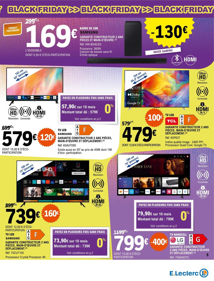 Catalogue E.leclerc 17 – 27 Novembre 2023 Page 5