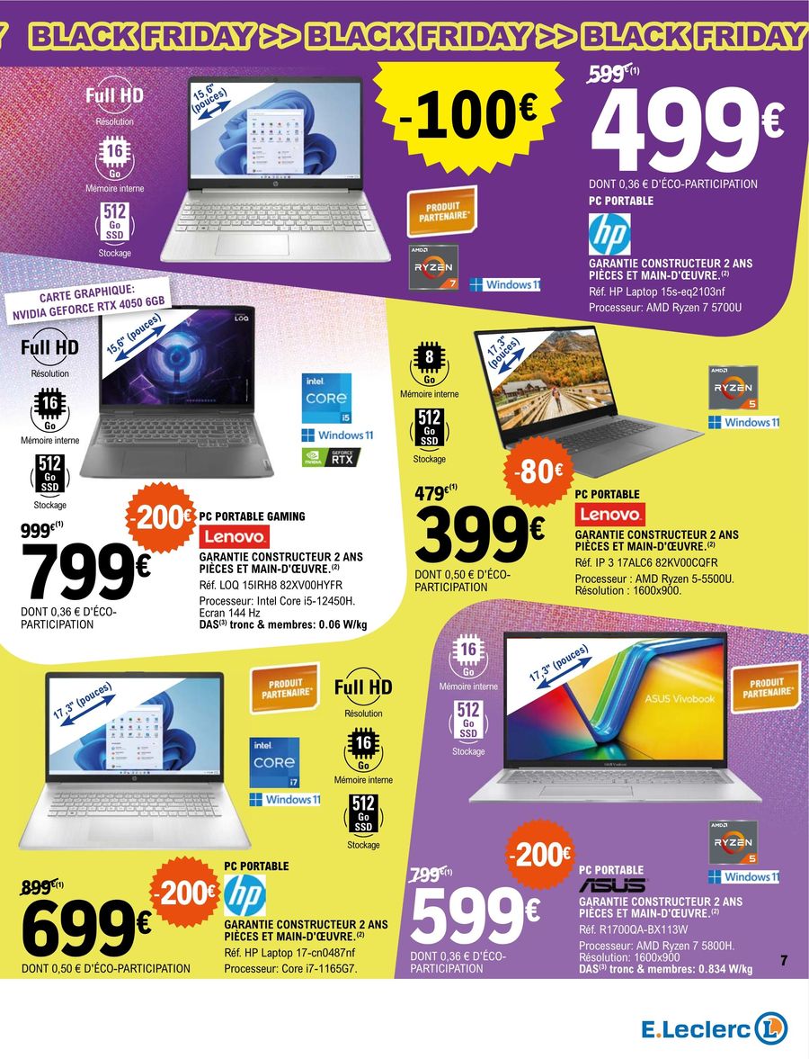 Catalogue E.leclerc 17 – 27 Novembre 2023 Page 7
