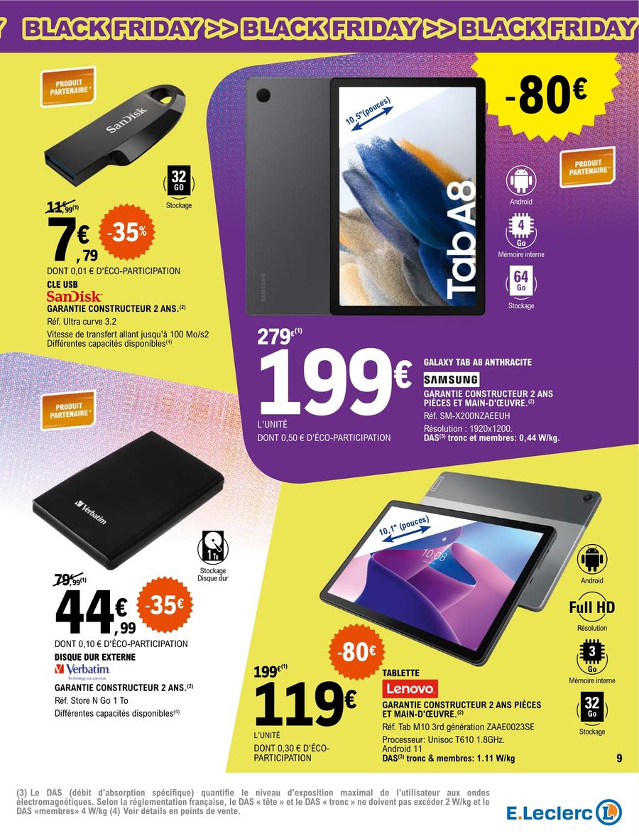 Catalogue E.leclerc 17 – 27 Novembre 2023 Page 9