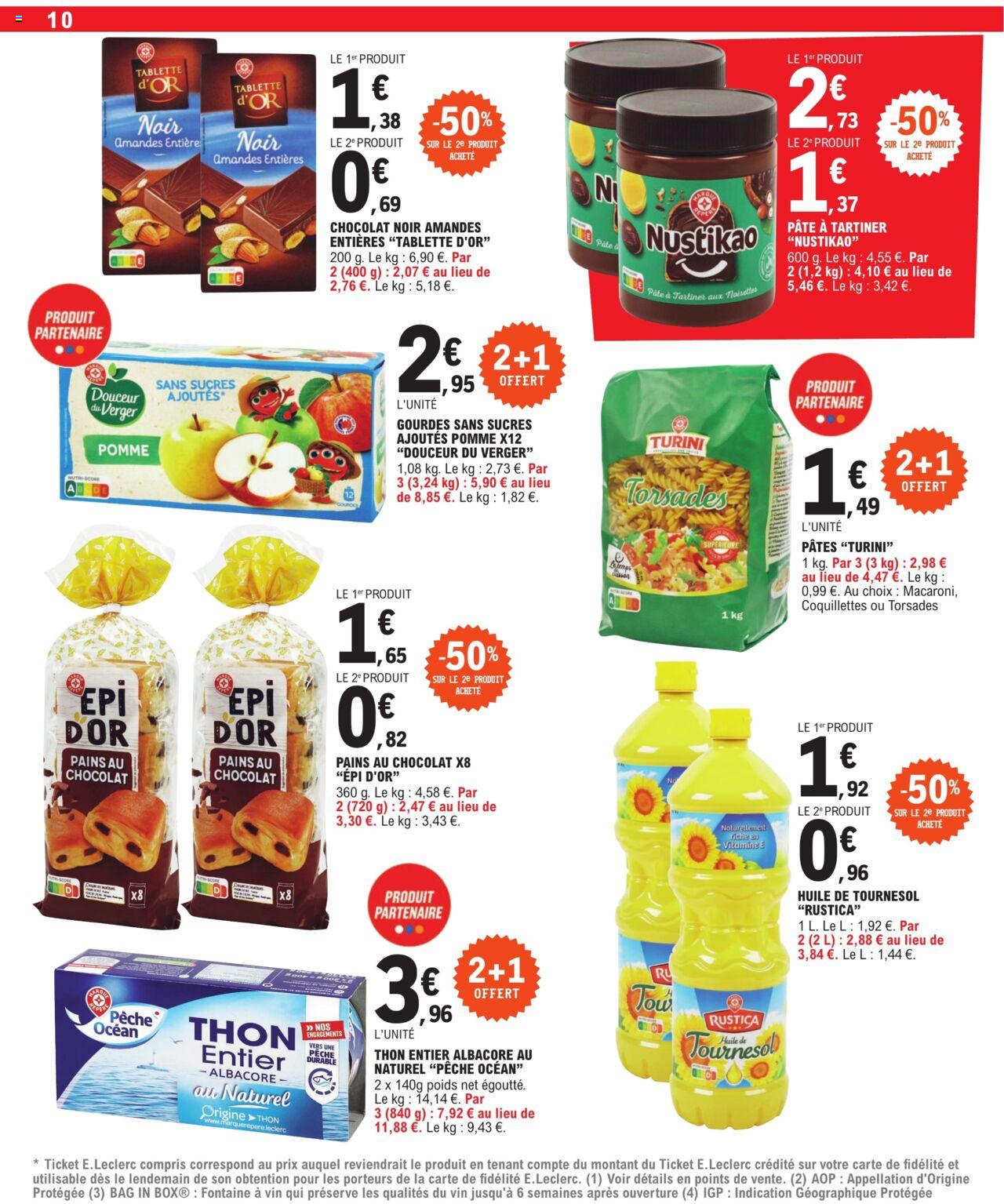 Catalogue E.leclerc 18 – 29 Juin 2024 Page 10