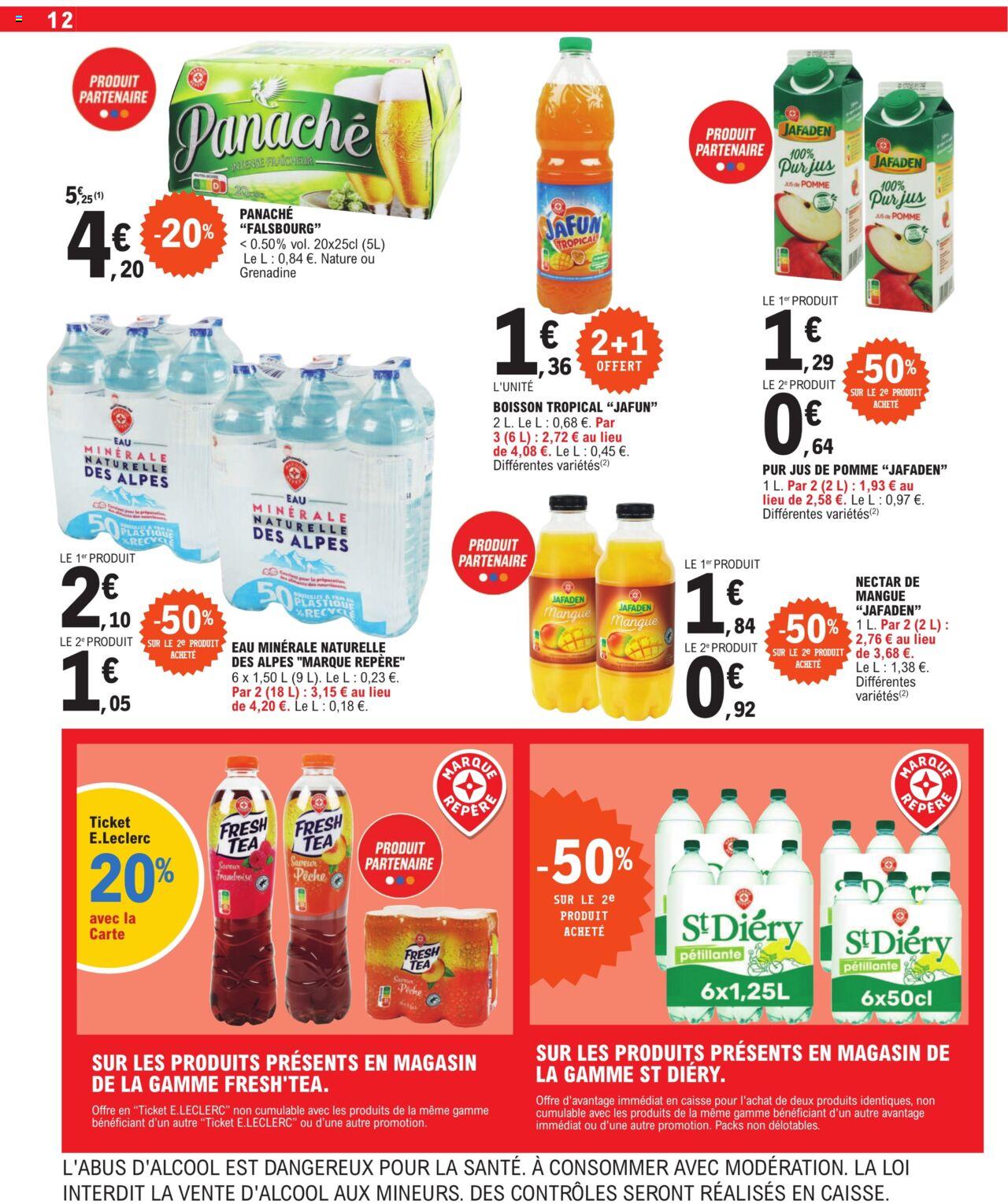 Catalogue E.leclerc 18 – 29 Juin 2024 Page 12