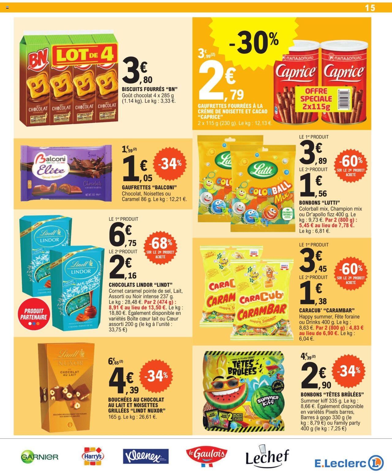 Catalogue E.leclerc 18 – 29 Juin 2024 Page 15