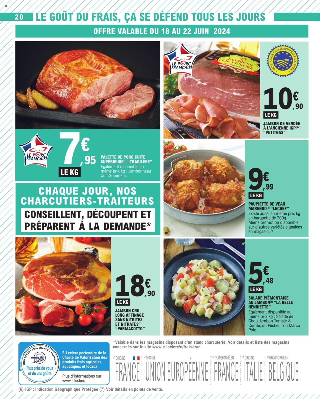 Catalogue E.leclerc 18 – 29 Juin 2024 Page 20