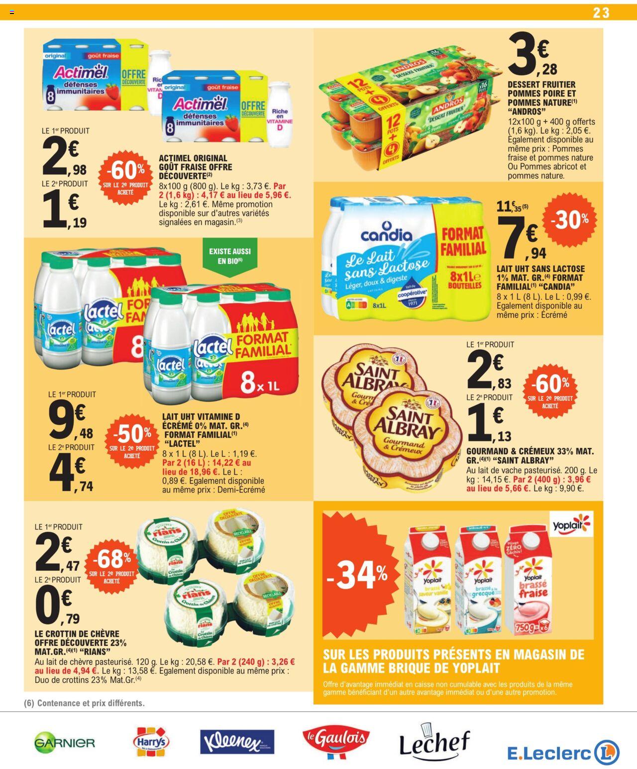Catalogue E.leclerc 18 – 29 Juin 2024 Page 23