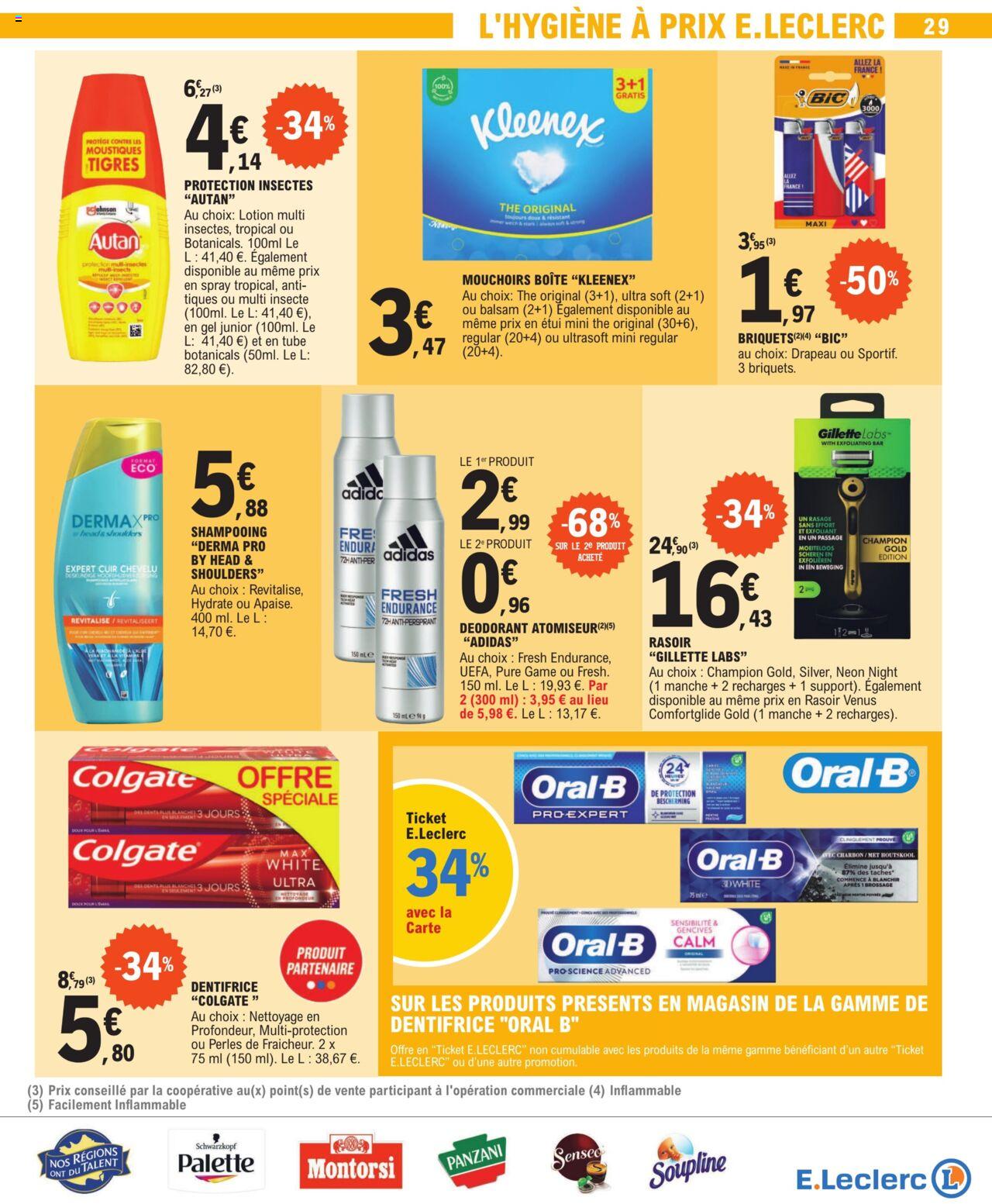 Catalogue E.leclerc 18 – 29 Juin 2024 Page 29