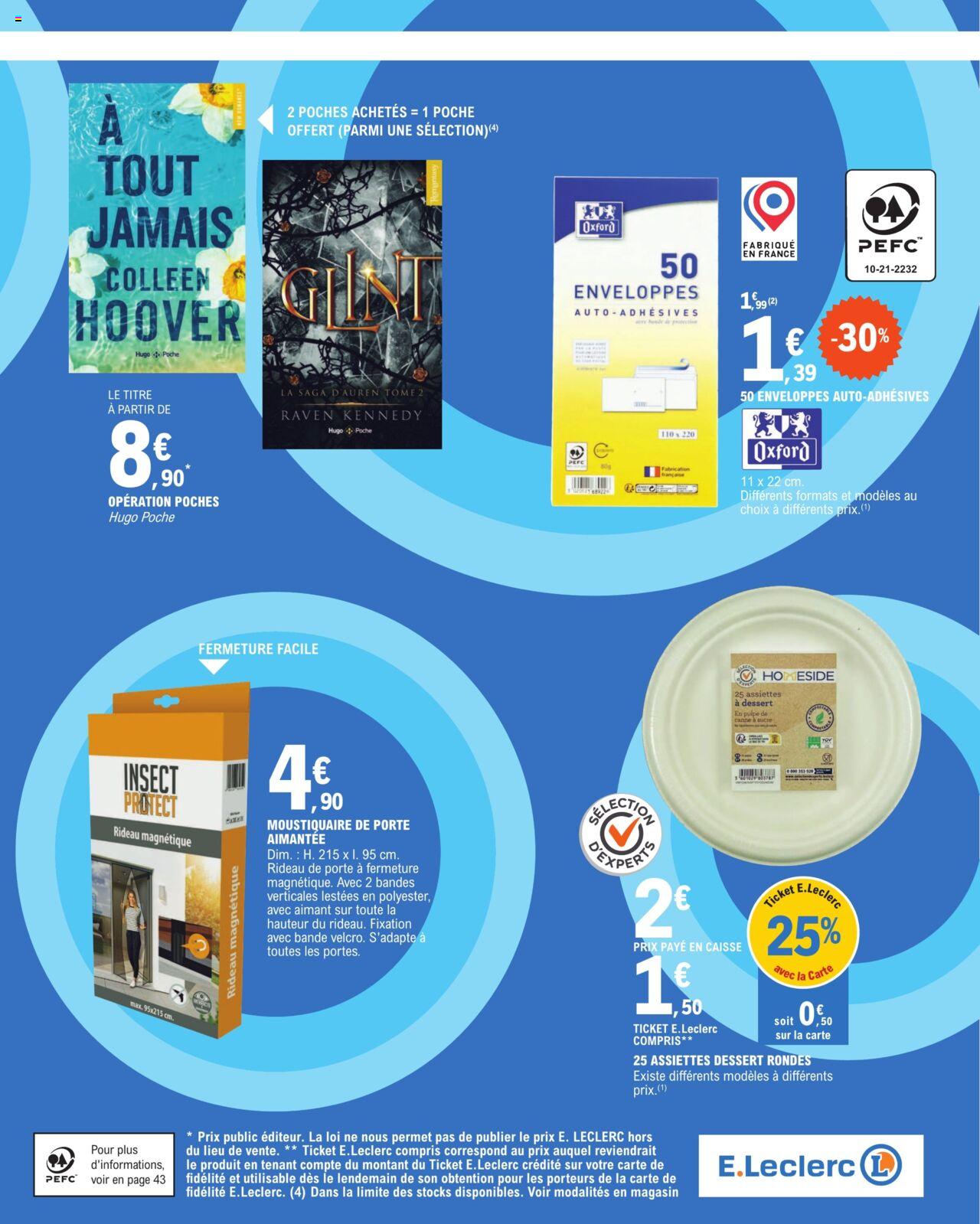 Catalogue E.leclerc 18 – 29 Juin 2024 Page 5