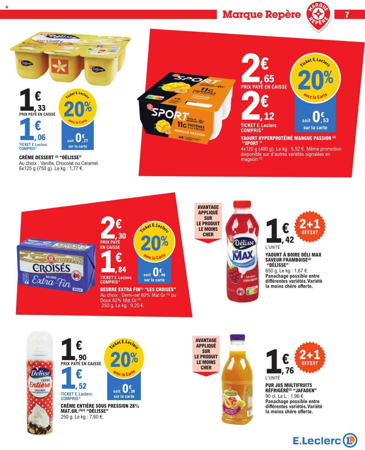 Catalogue E.leclerc 18 – 29 Juin 2024 Page 7