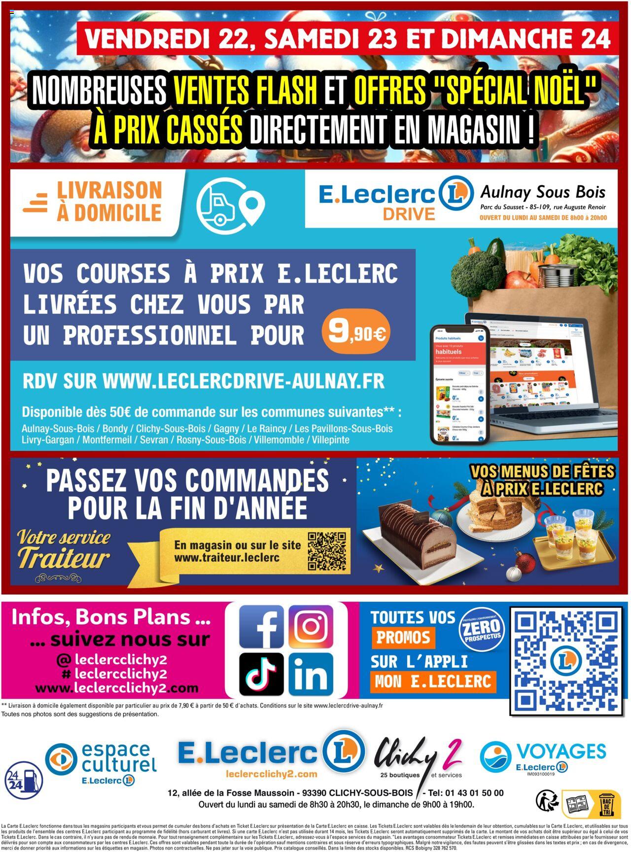 Catalogue E.leclerc 19 – 23 Décembre 2023 Page 4