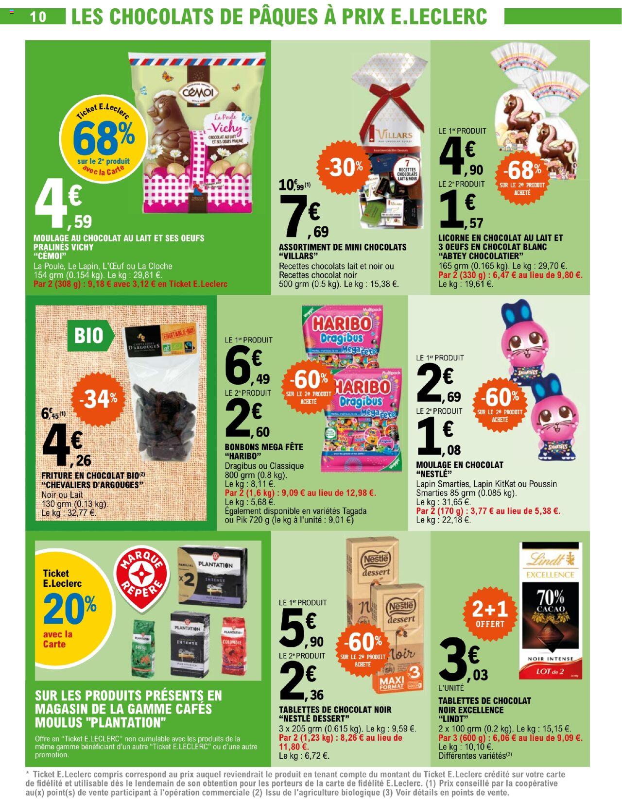 Catalogue E.leclerc 19 – 30 Mars 2024 Page 10