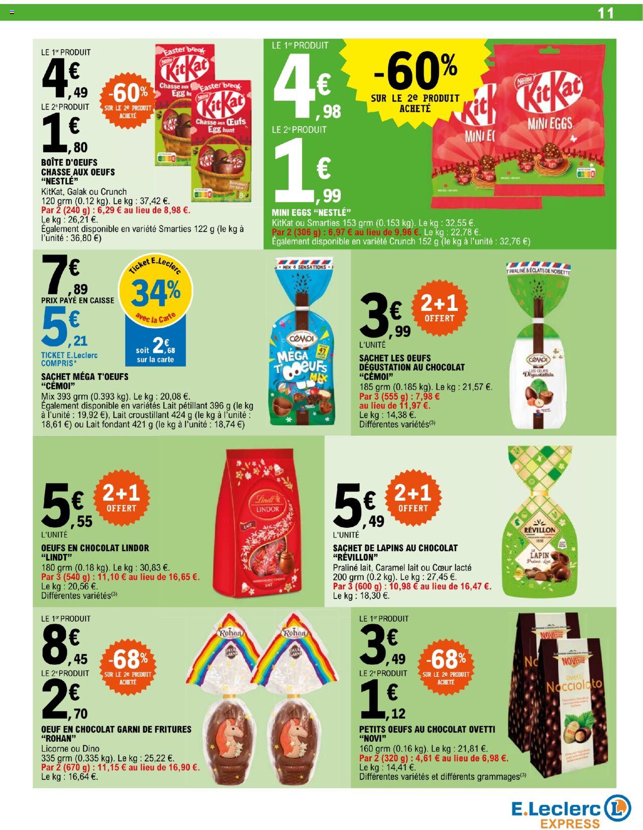 Catalogue E.leclerc 19 – 30 Mars 2024 Page 11