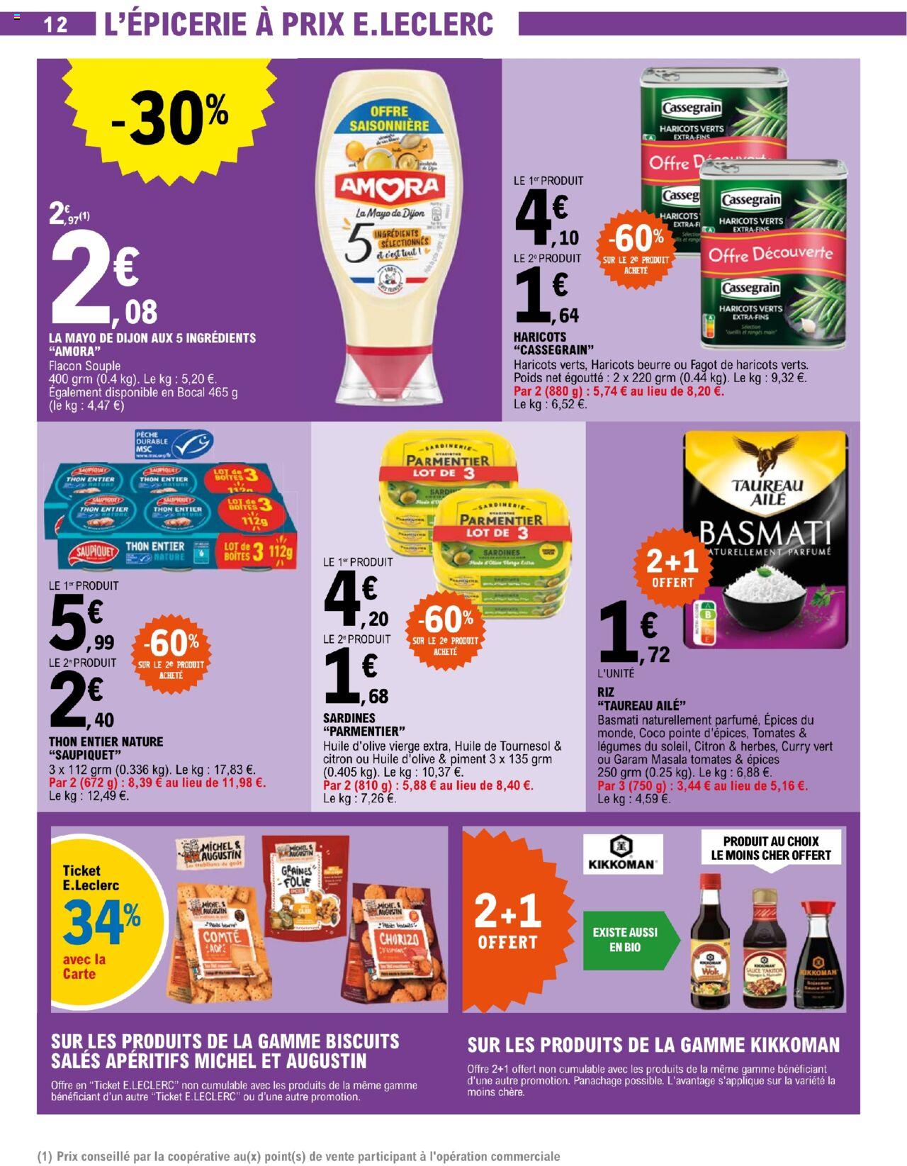 Catalogue E.leclerc 19 – 30 Mars 2024 Page 12