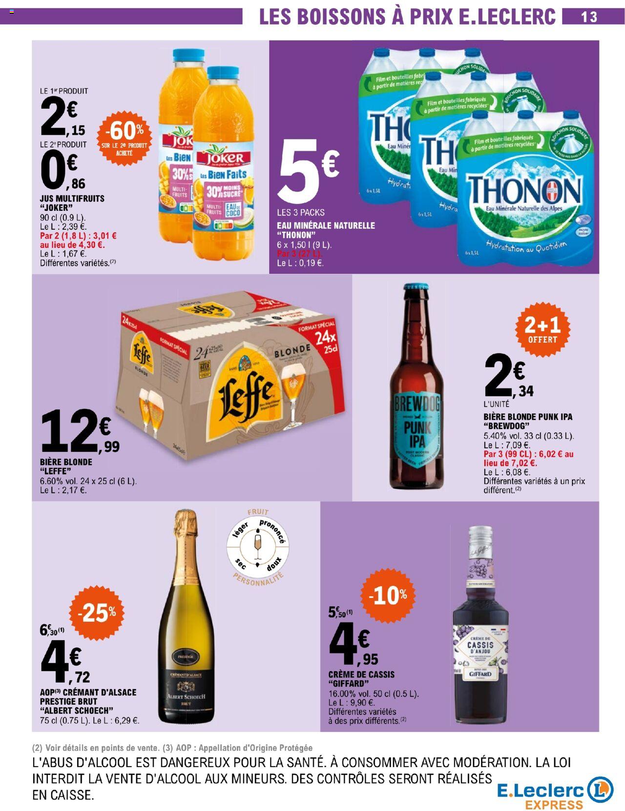 Catalogue E.leclerc 19 – 30 Mars 2024 Page 13