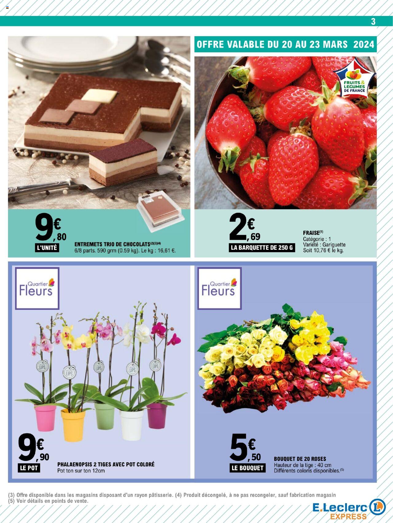 Catalogue E.leclerc 19 – 30 Mars 2024 Page 3