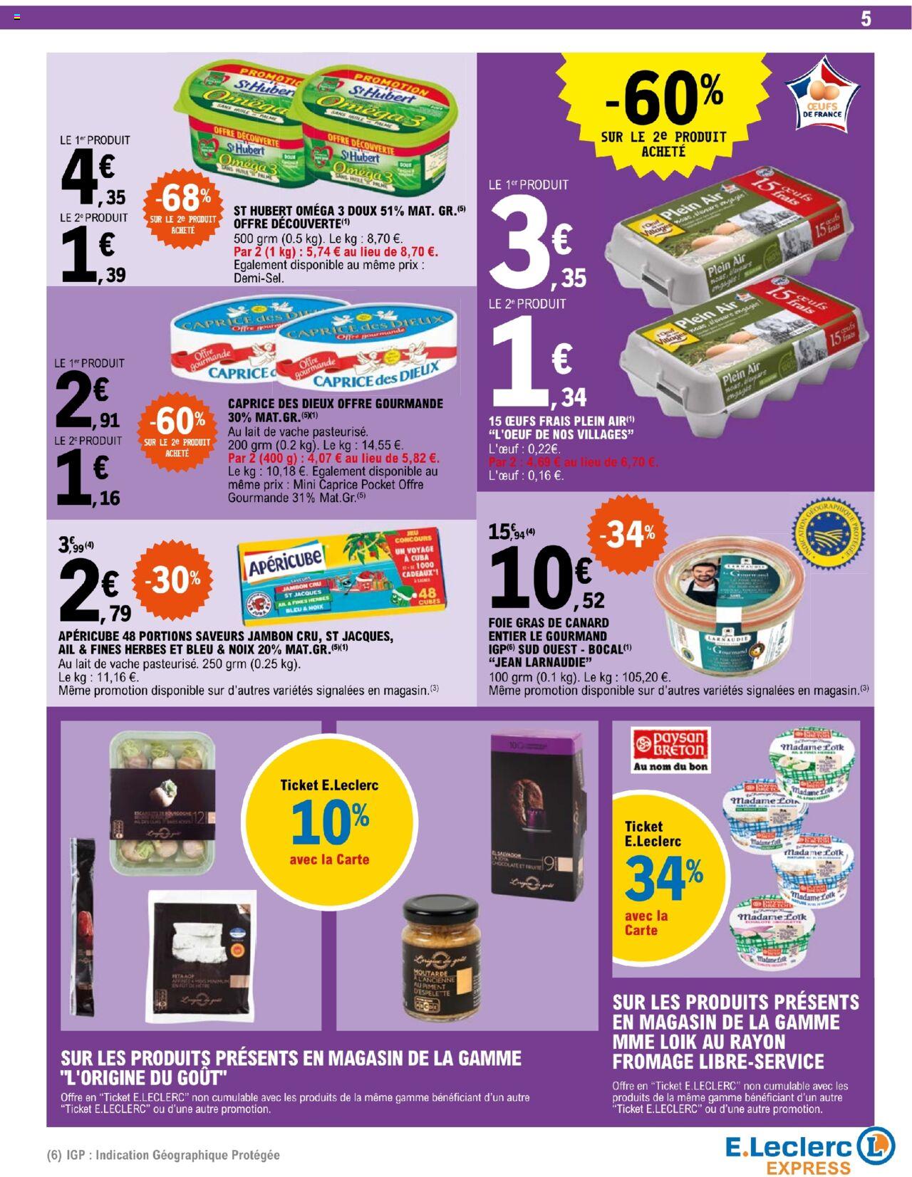 Catalogue E.leclerc 19 – 30 Mars 2024 Page 5