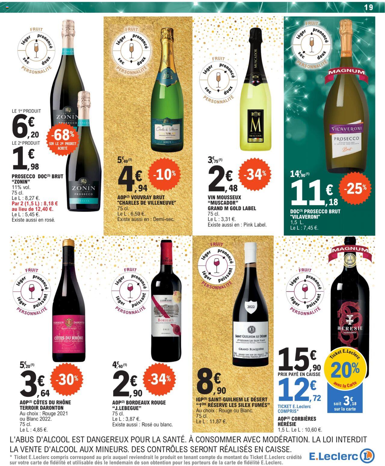 Catalogue E.leclerc 19 – 31 Décembre 2023 Page 19