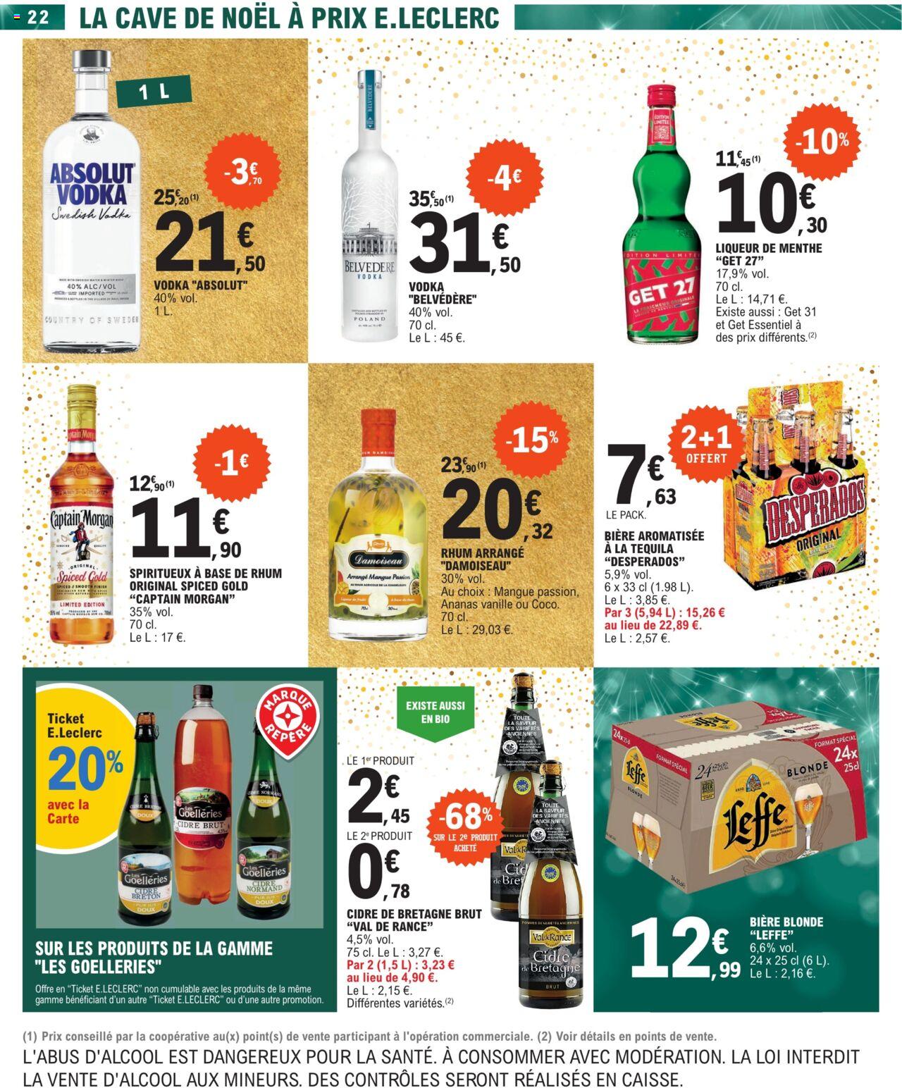 Catalogue E.leclerc 19 – 31 Décembre 2023 Page 22