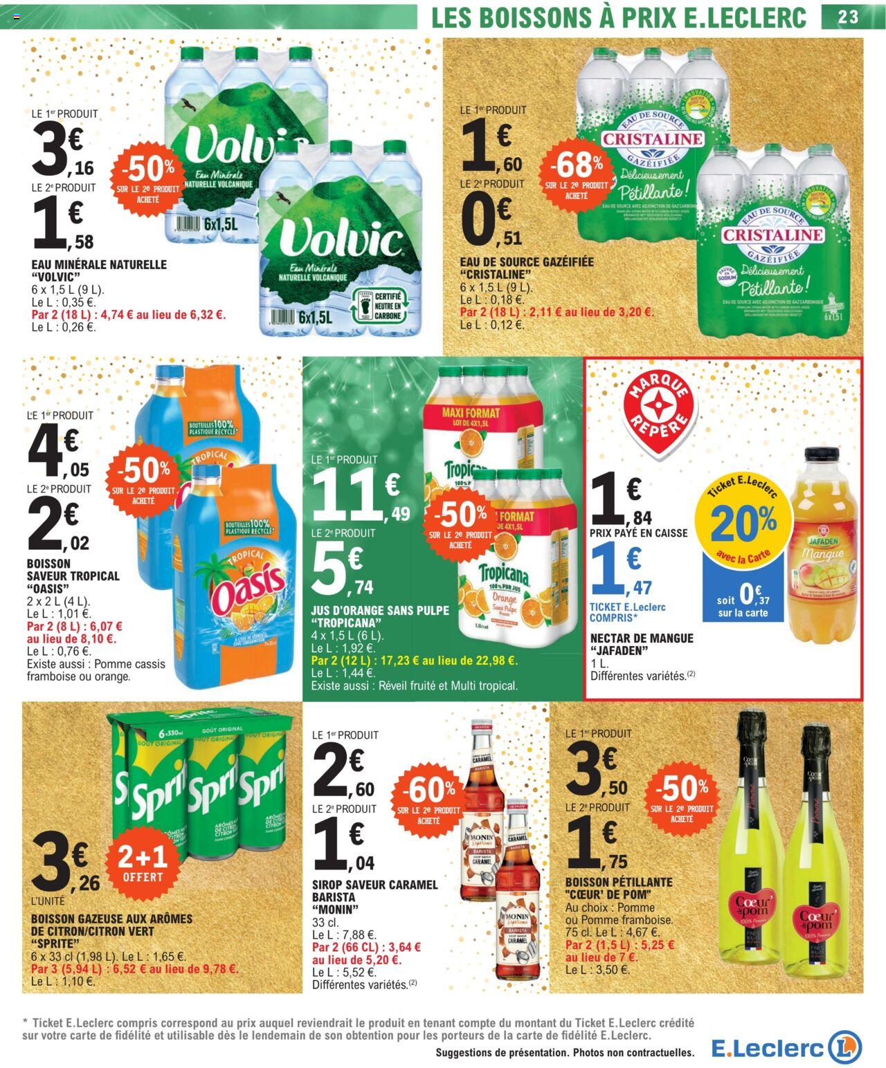Catalogue E.leclerc 19 – 31 Décembre 2023 Page 23
