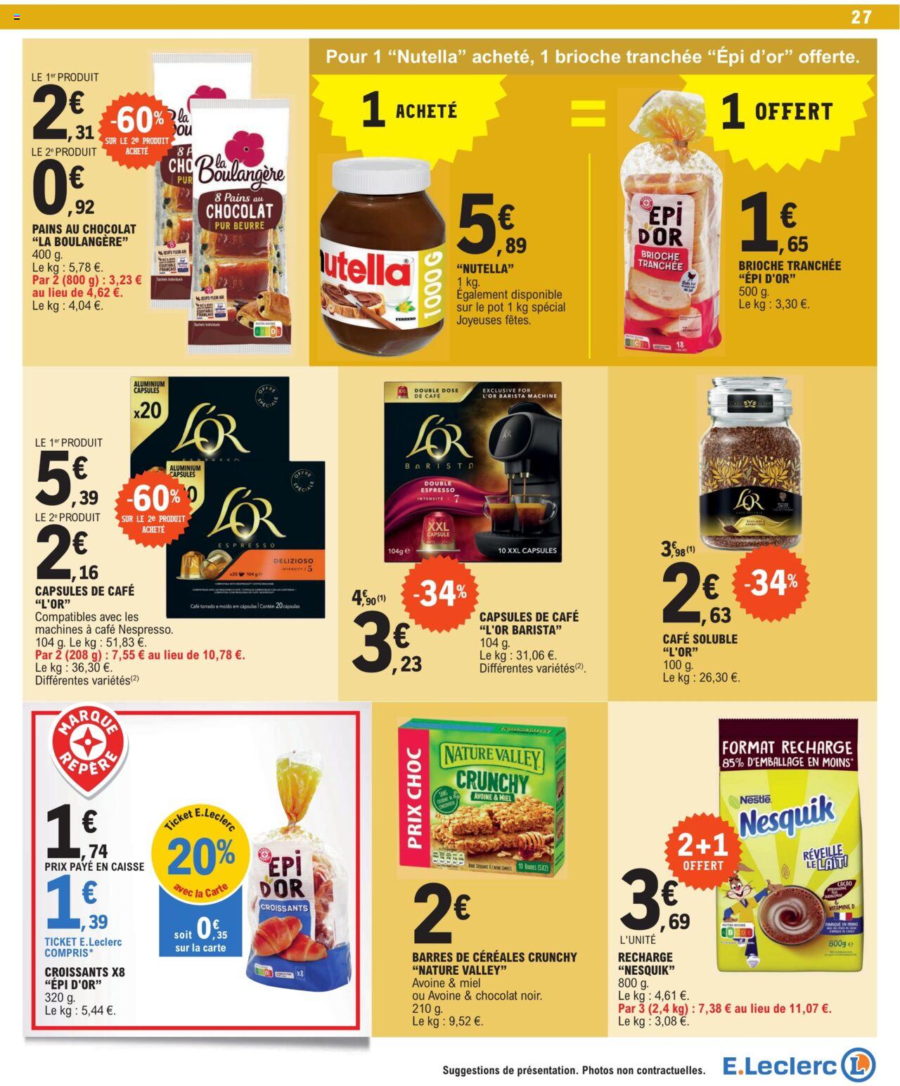 Catalogue E.leclerc 19 – 31 Décembre 2023 Page 27
