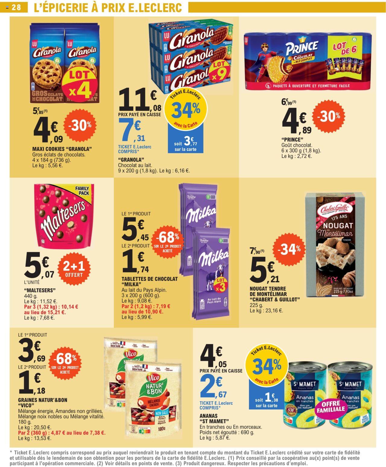 Catalogue E.leclerc 19 – 31 Décembre 2023 Page 28