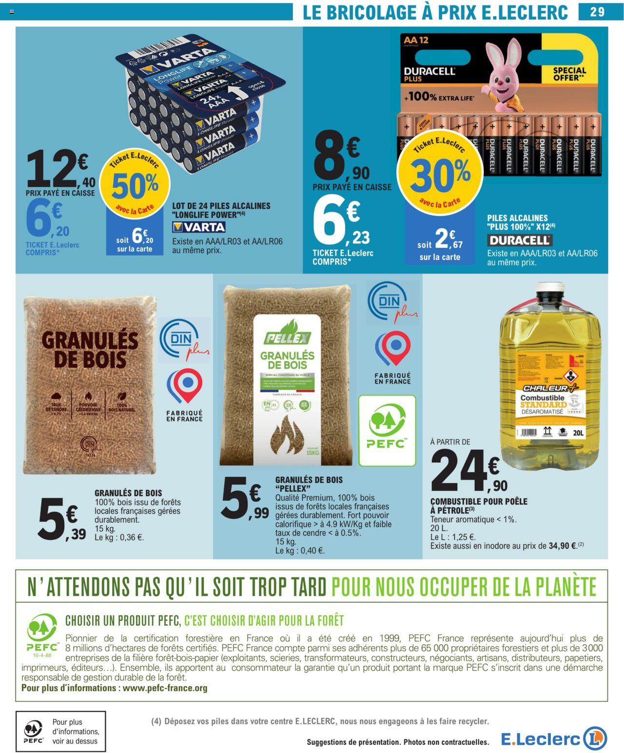 Catalogue E.leclerc 19 – 31 Décembre 2023 Page 29