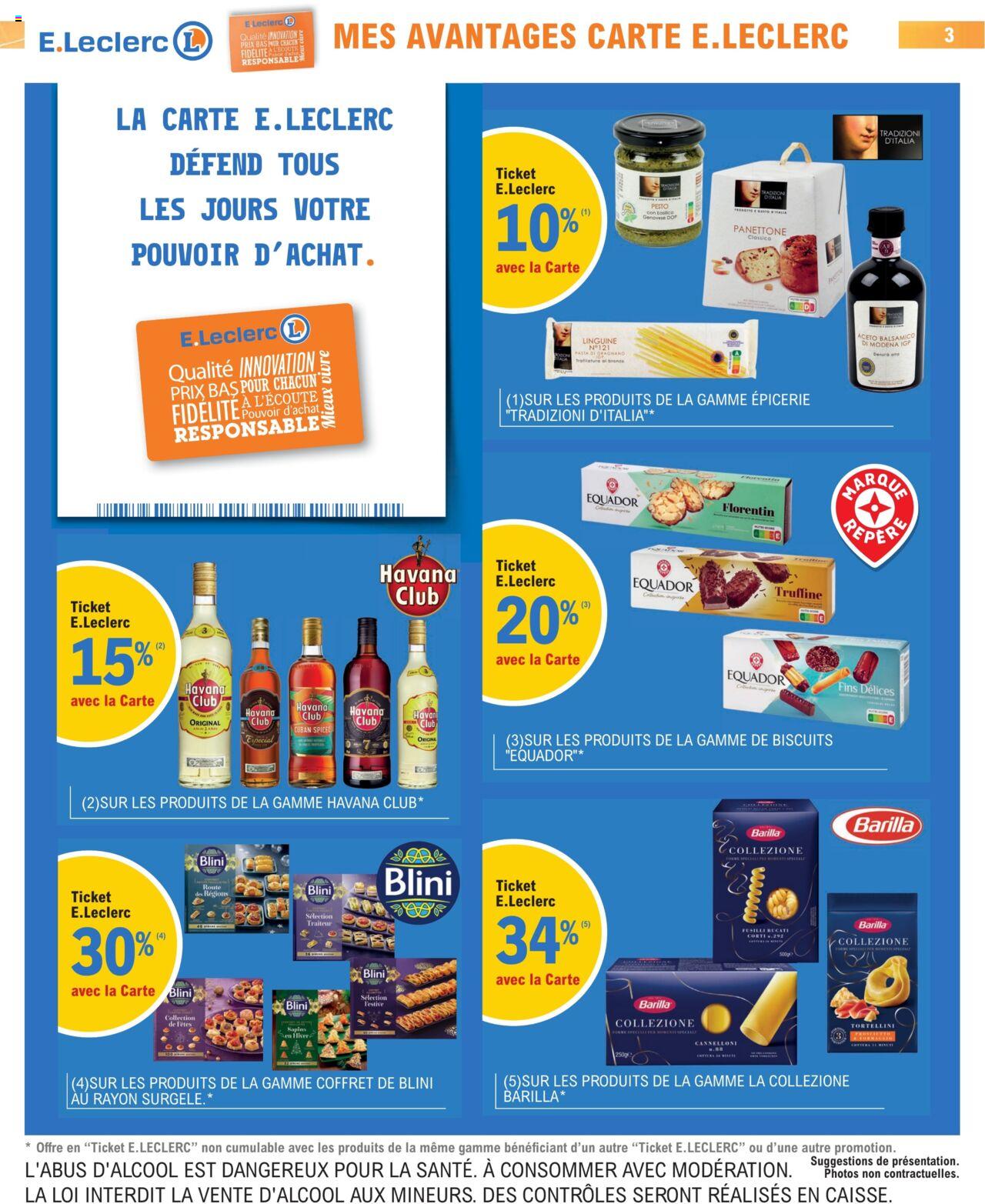 Catalogue E.leclerc 19 – 31 Décembre 2023 Page 3