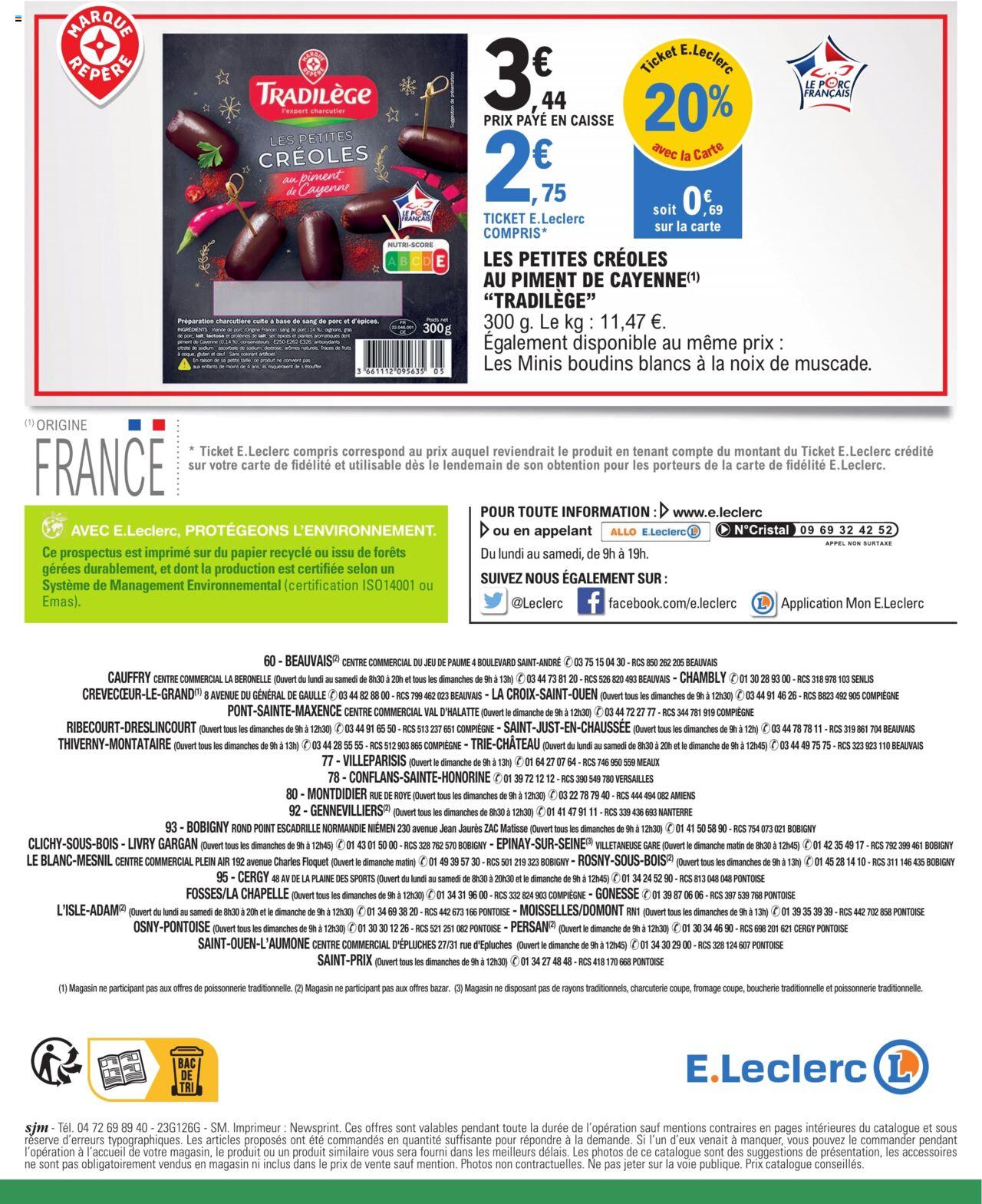 Catalogue E.leclerc 19 – 31 Décembre 2023 Page 32