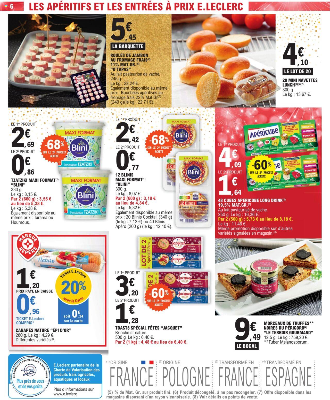 Catalogue E.leclerc 19 – 31 Décembre 2023 Page 6