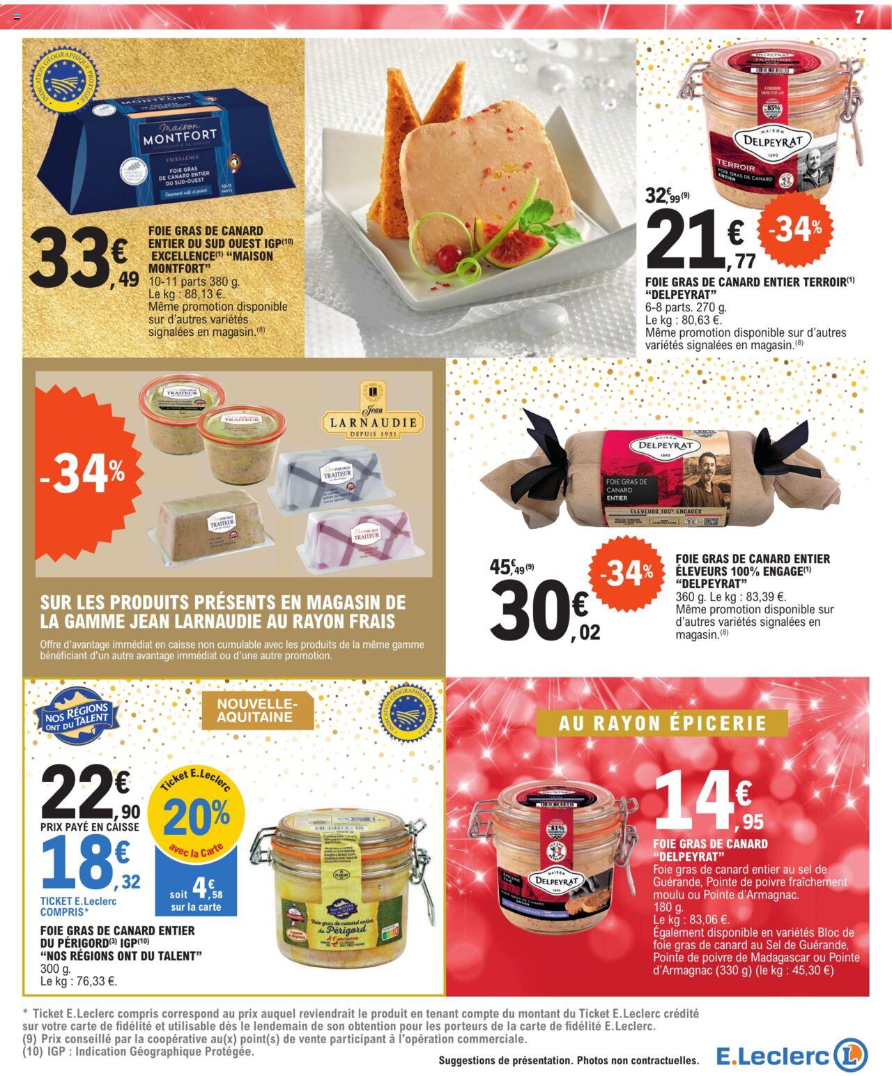Catalogue E.leclerc 19 – 31 Décembre 2023 Page 7