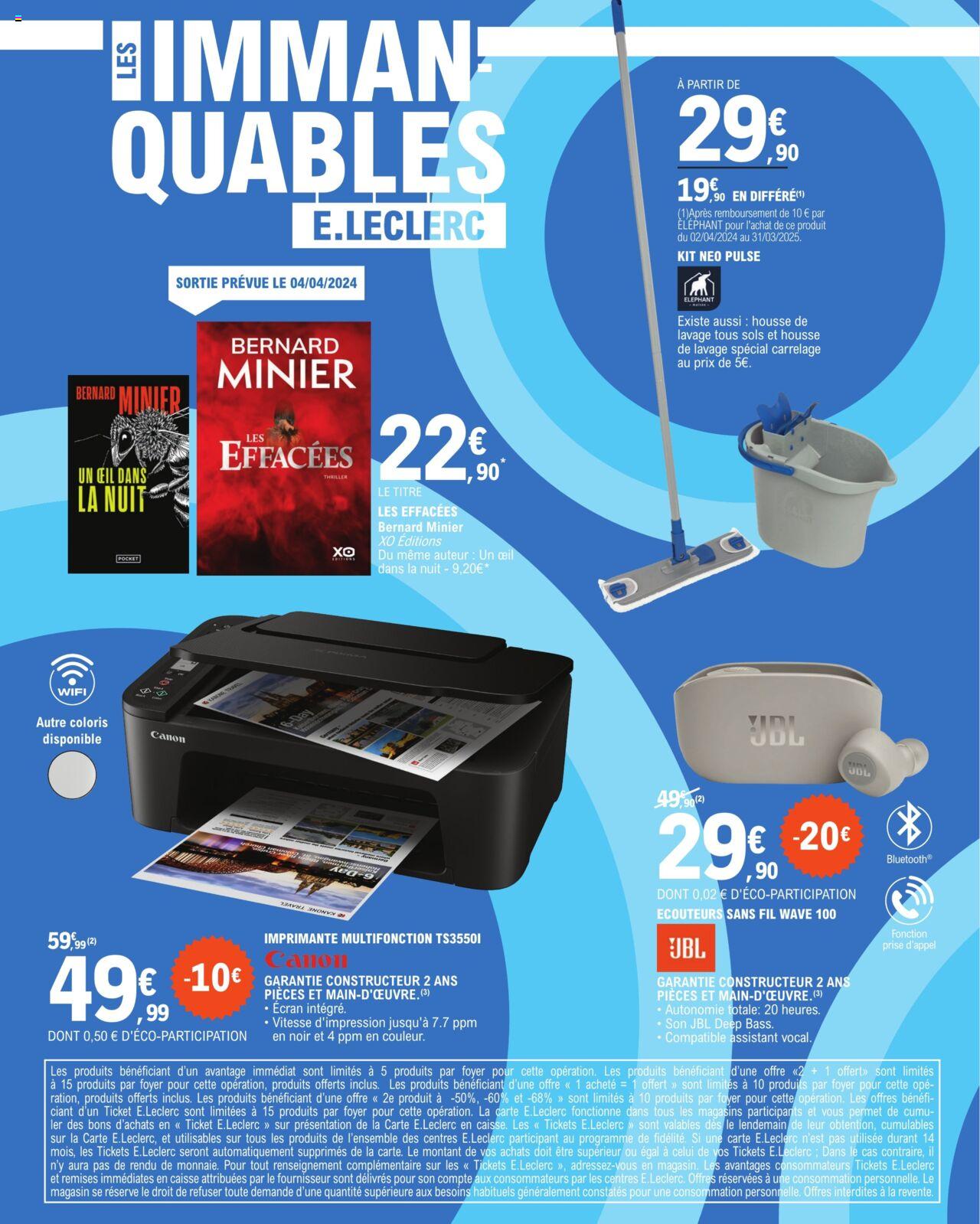 Catalogue E.leclerc 2 – 13 Avril 2024 Page 2