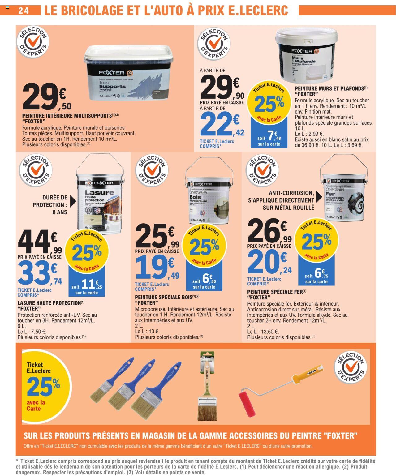 Catalogue E.leclerc 2 – 13 Avril 2024 Page 24