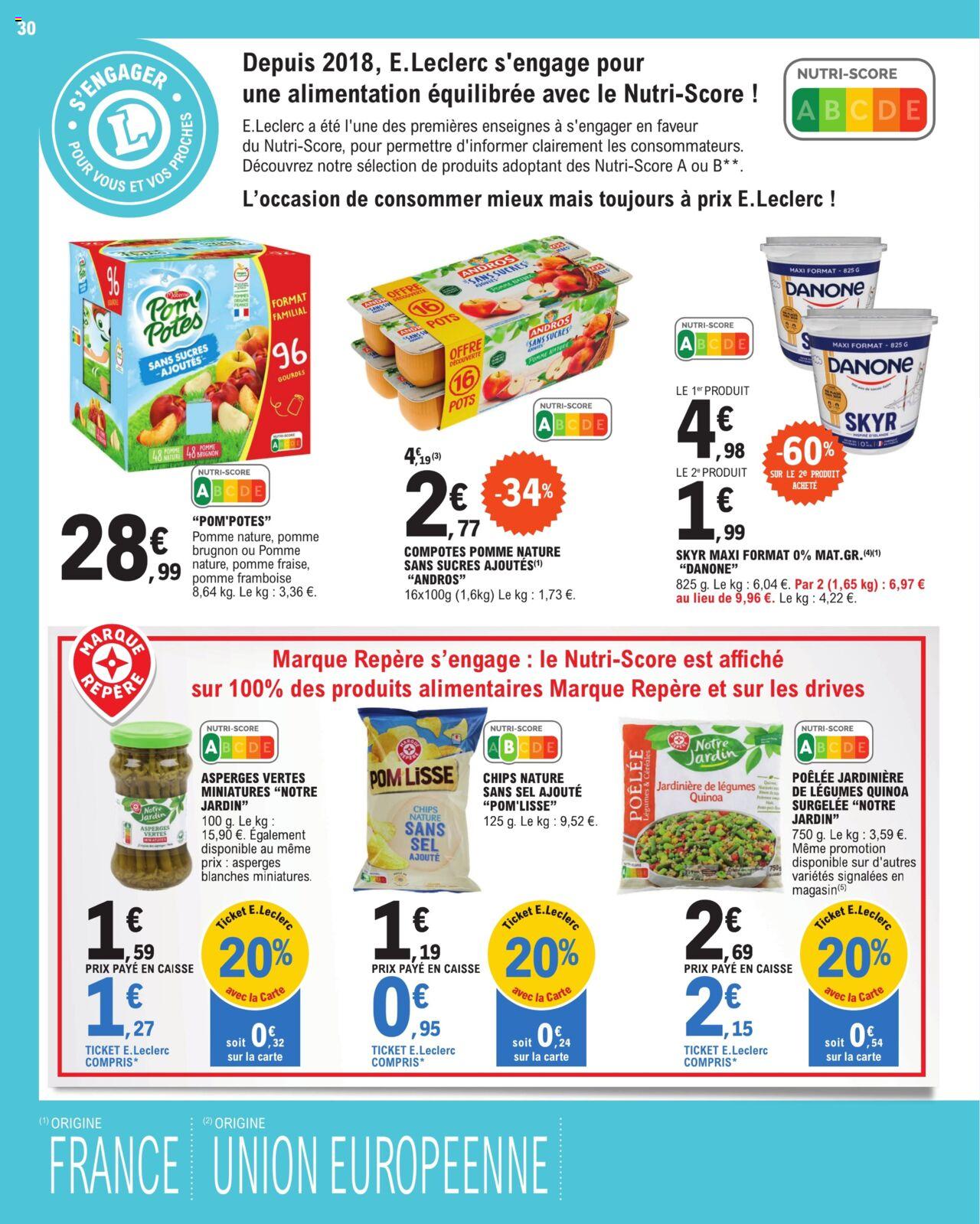 Catalogue E.leclerc 2 – 13 Avril 2024 Page 30
