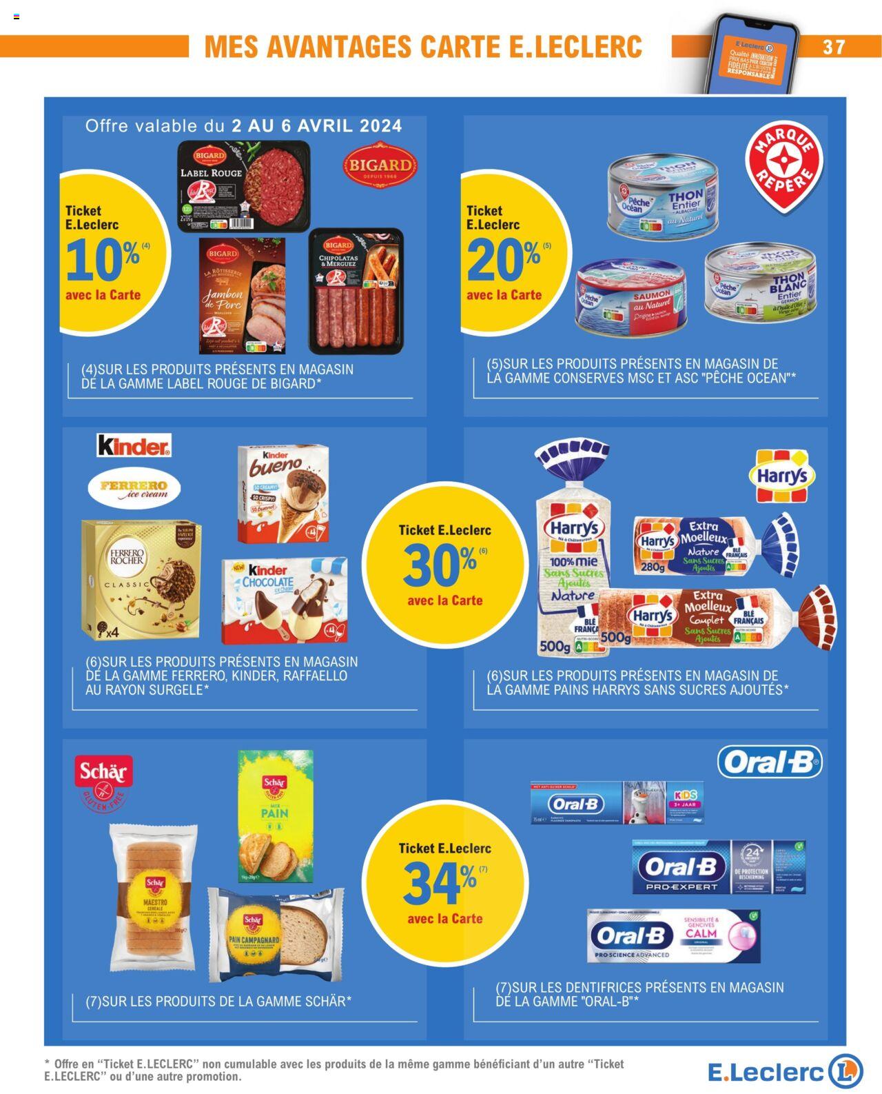 Catalogue E.leclerc 2 – 13 Avril 2024 Page 37