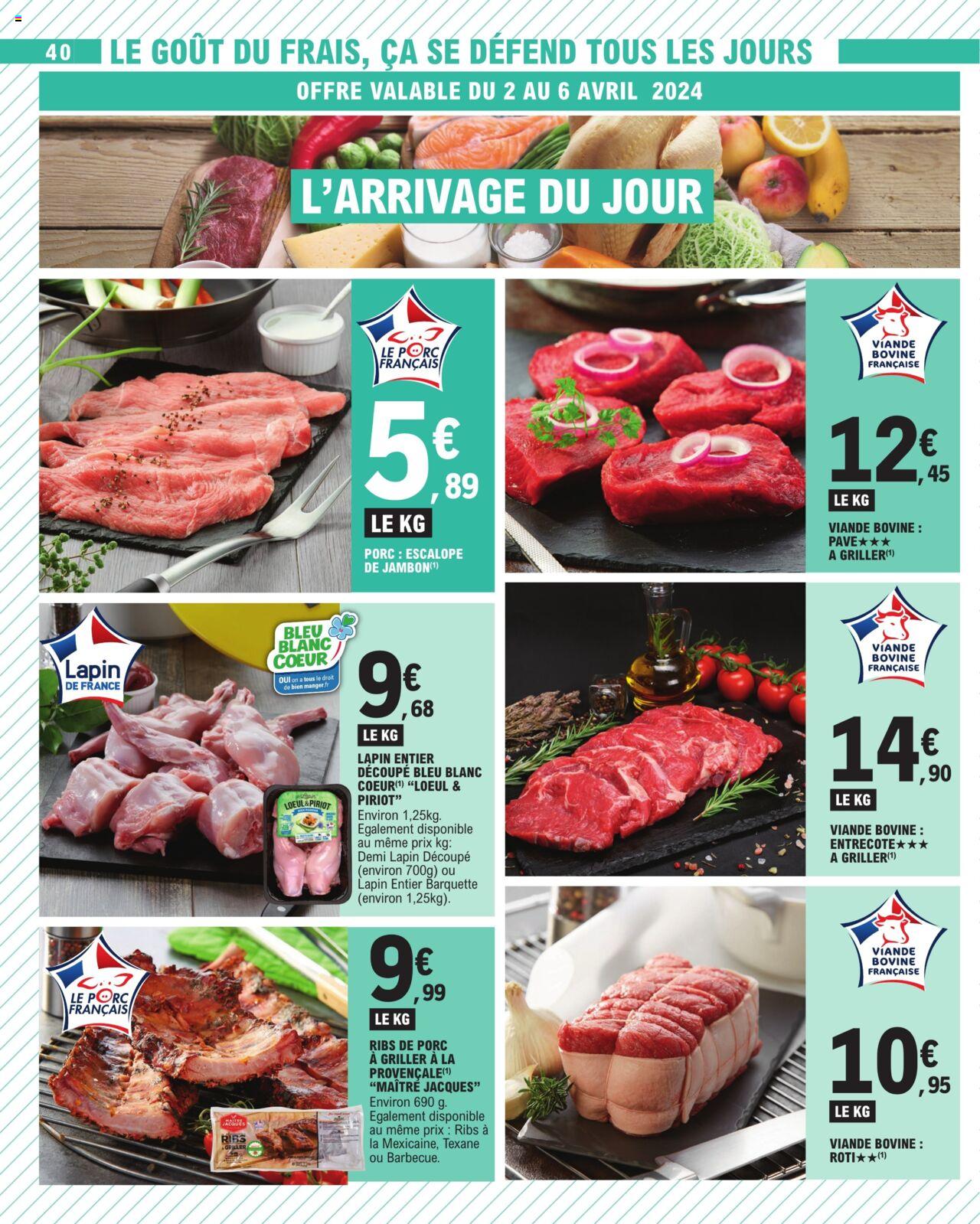 Catalogue E.leclerc 2 – 13 Avril 2024 Page 40