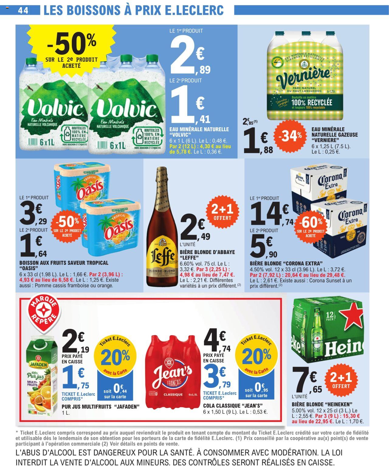 Catalogue E.leclerc 2 – 13 Avril 2024 Page 44