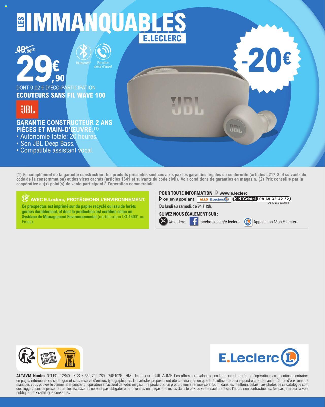 Catalogue E.leclerc 2 – 13 Avril 2024 Page 48