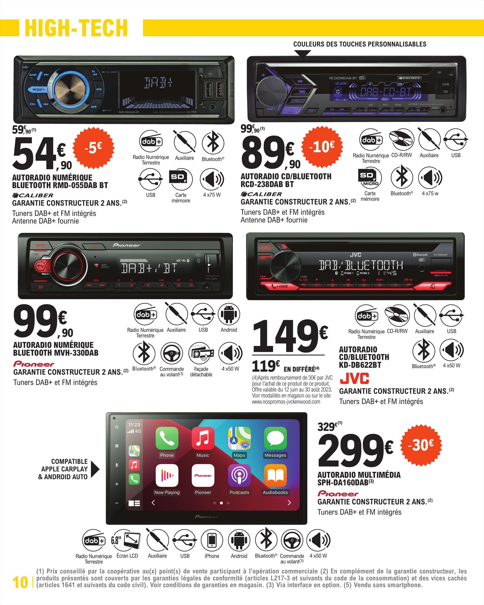 Catalogue E.leclerc 20 Juin – 22 Juillet 2023 Page 10