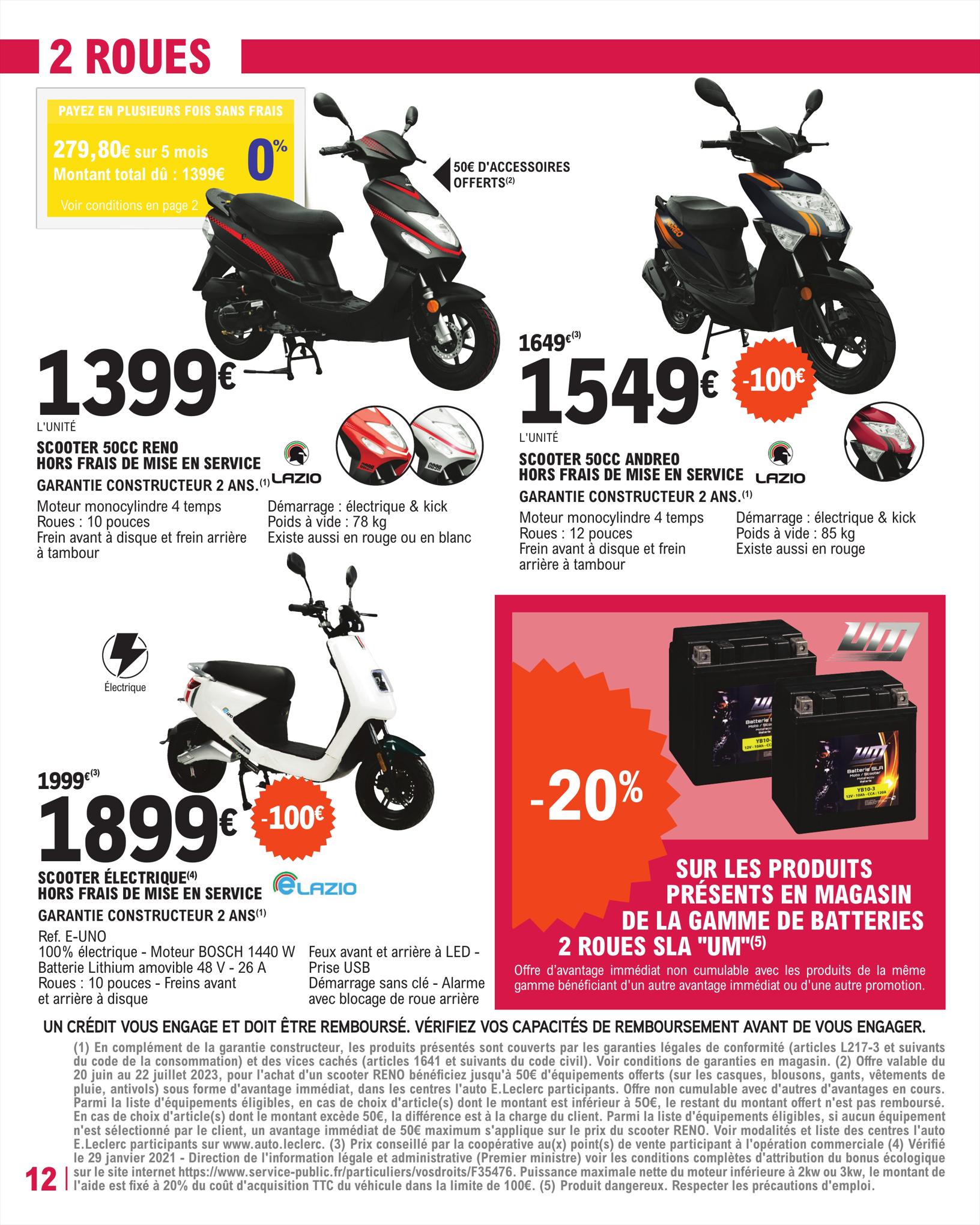 Catalogue E.leclerc 20 Juin – 22 Juillet 2023 Page 12