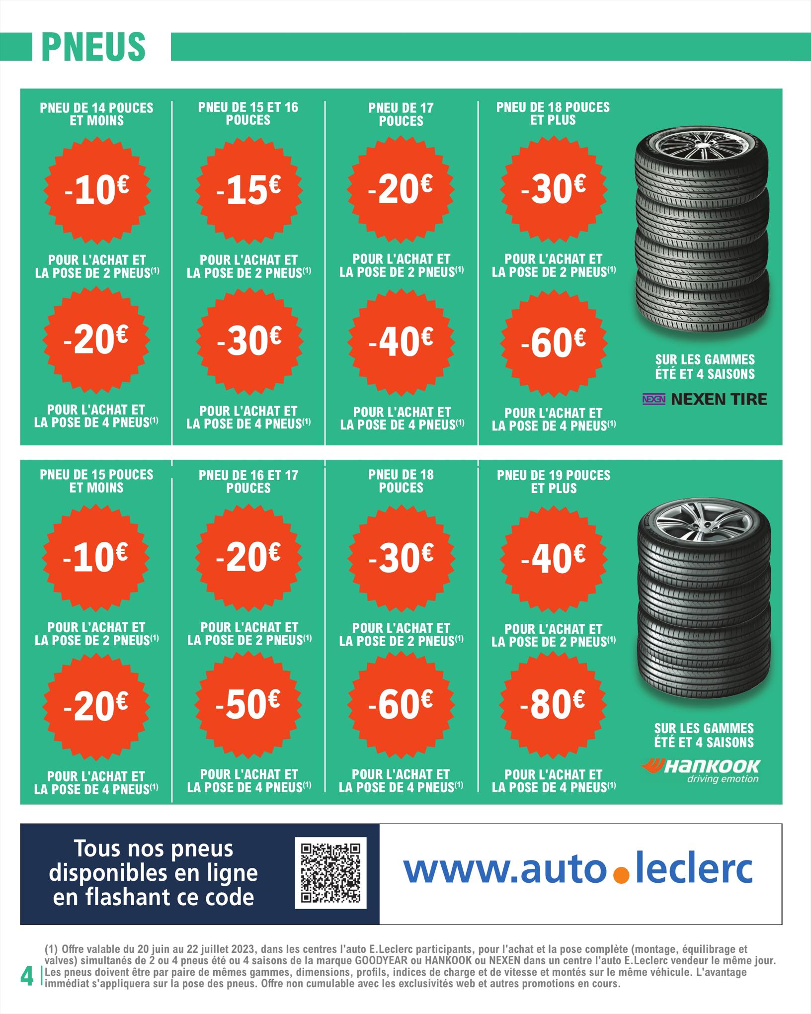 Catalogue E.leclerc 20 Juin – 22 Juillet 2023 Page 4