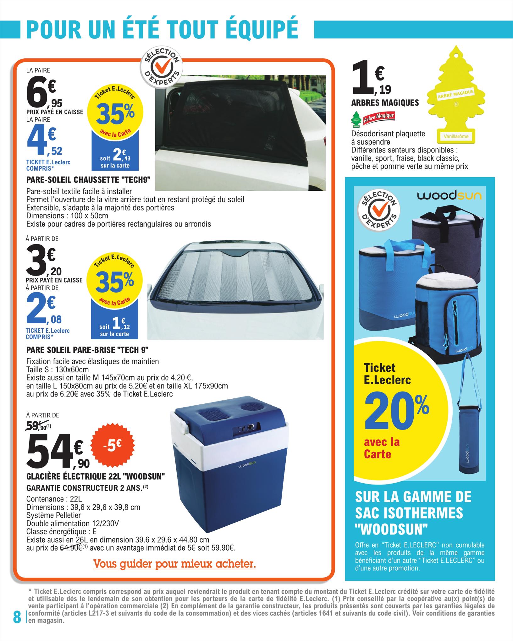 Catalogue E.leclerc 20 Juin – 22 Juillet 2023 Page 8