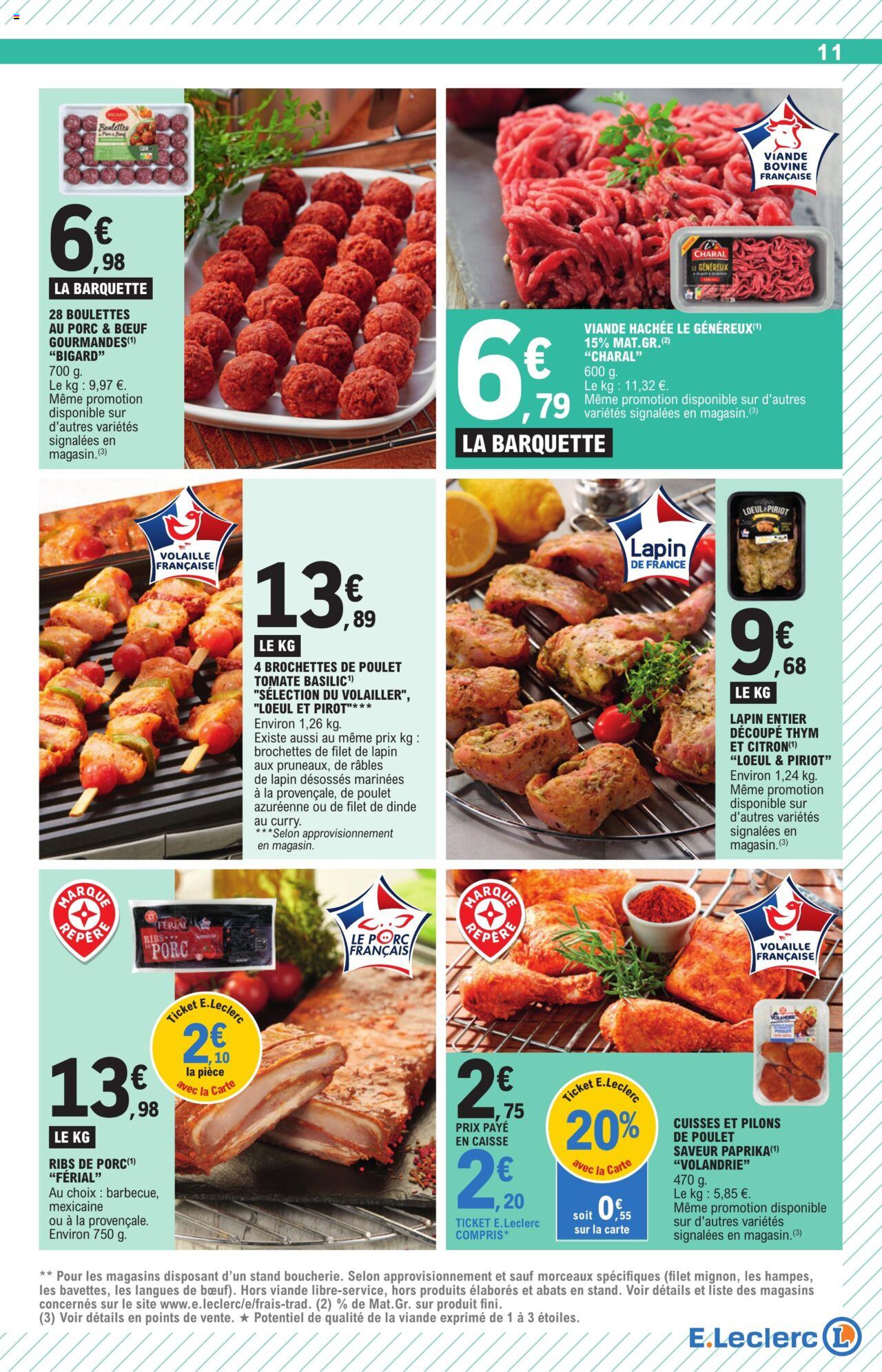 Catalogue E.leclerc 21 Mai – 1 Juin 2024 Page 11