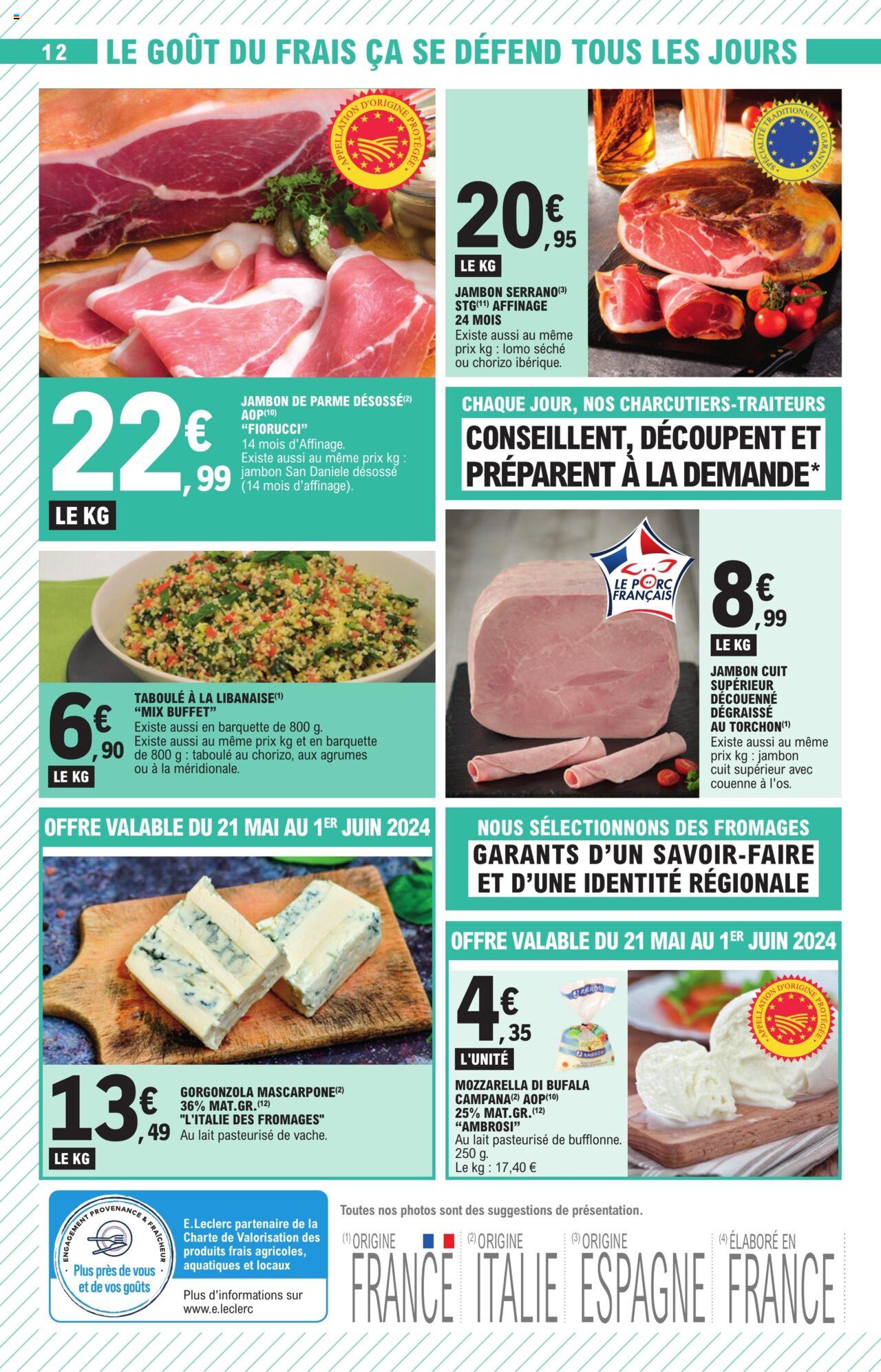 Catalogue E.leclerc 21 Mai – 1 Juin 2024 Page 12
