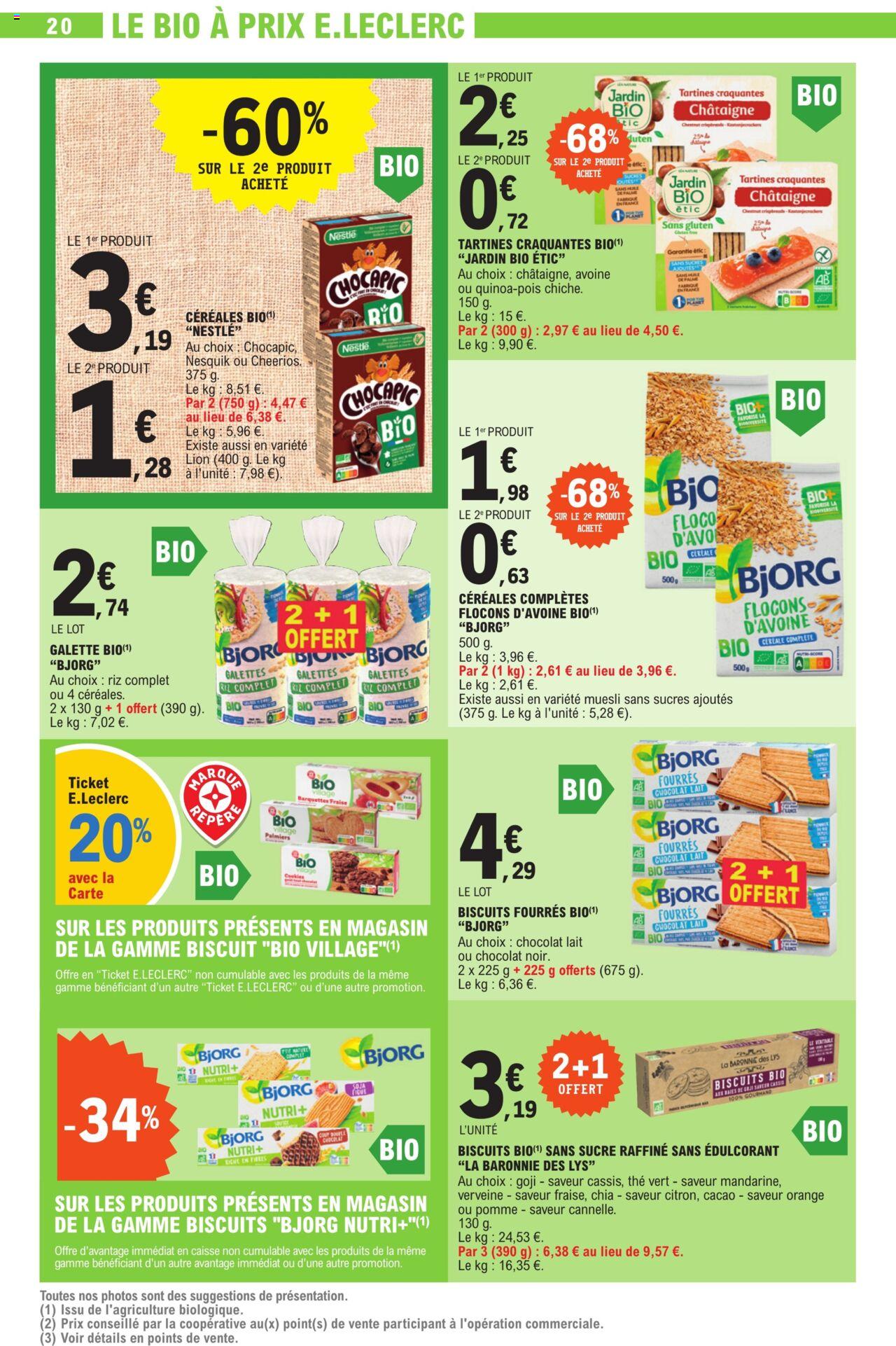 Catalogue E.leclerc 21 Mai – 1 Juin 2024 Page 20