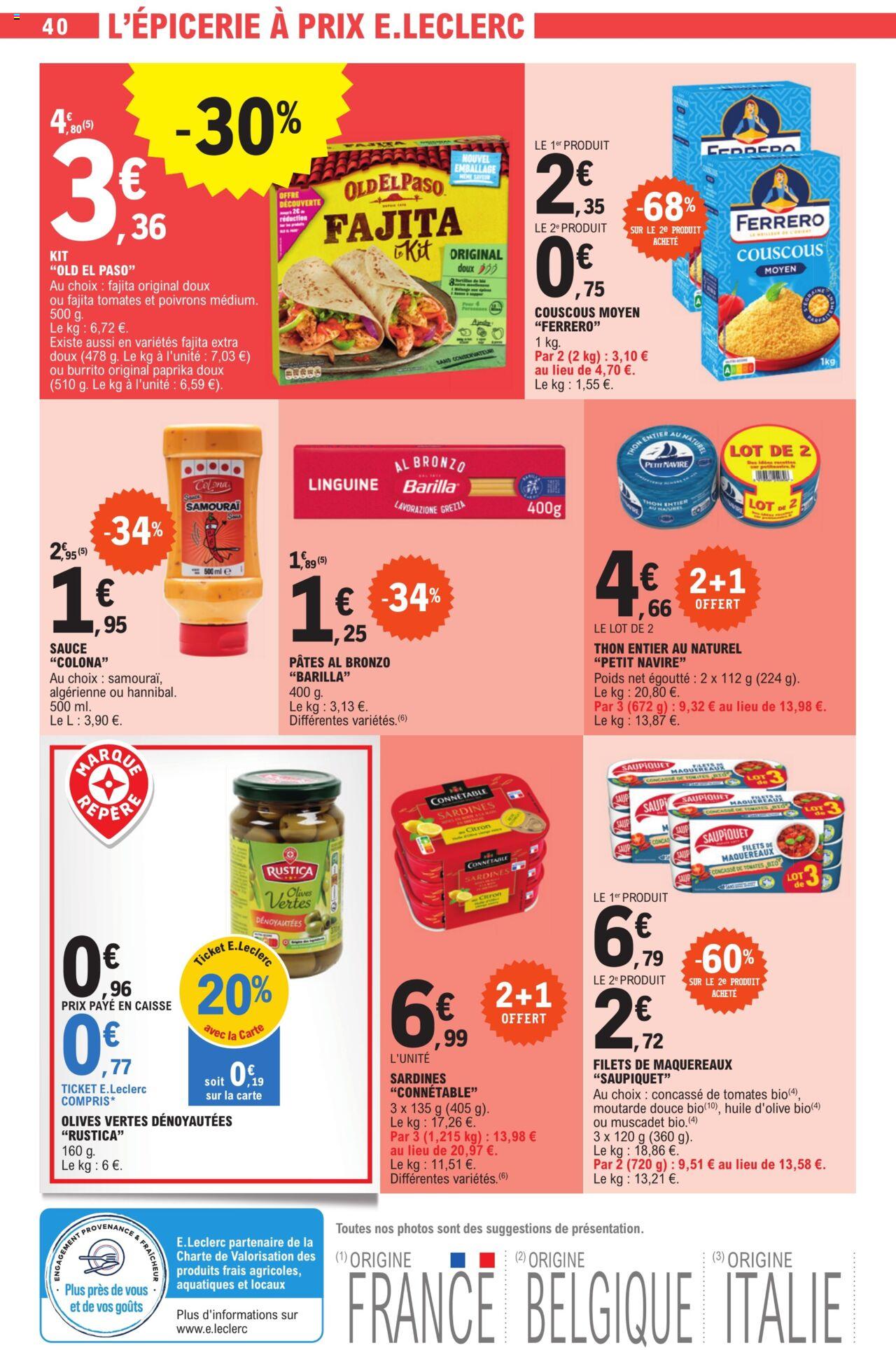 Catalogue E.leclerc 21 Mai – 1 Juin 2024 Page 40
